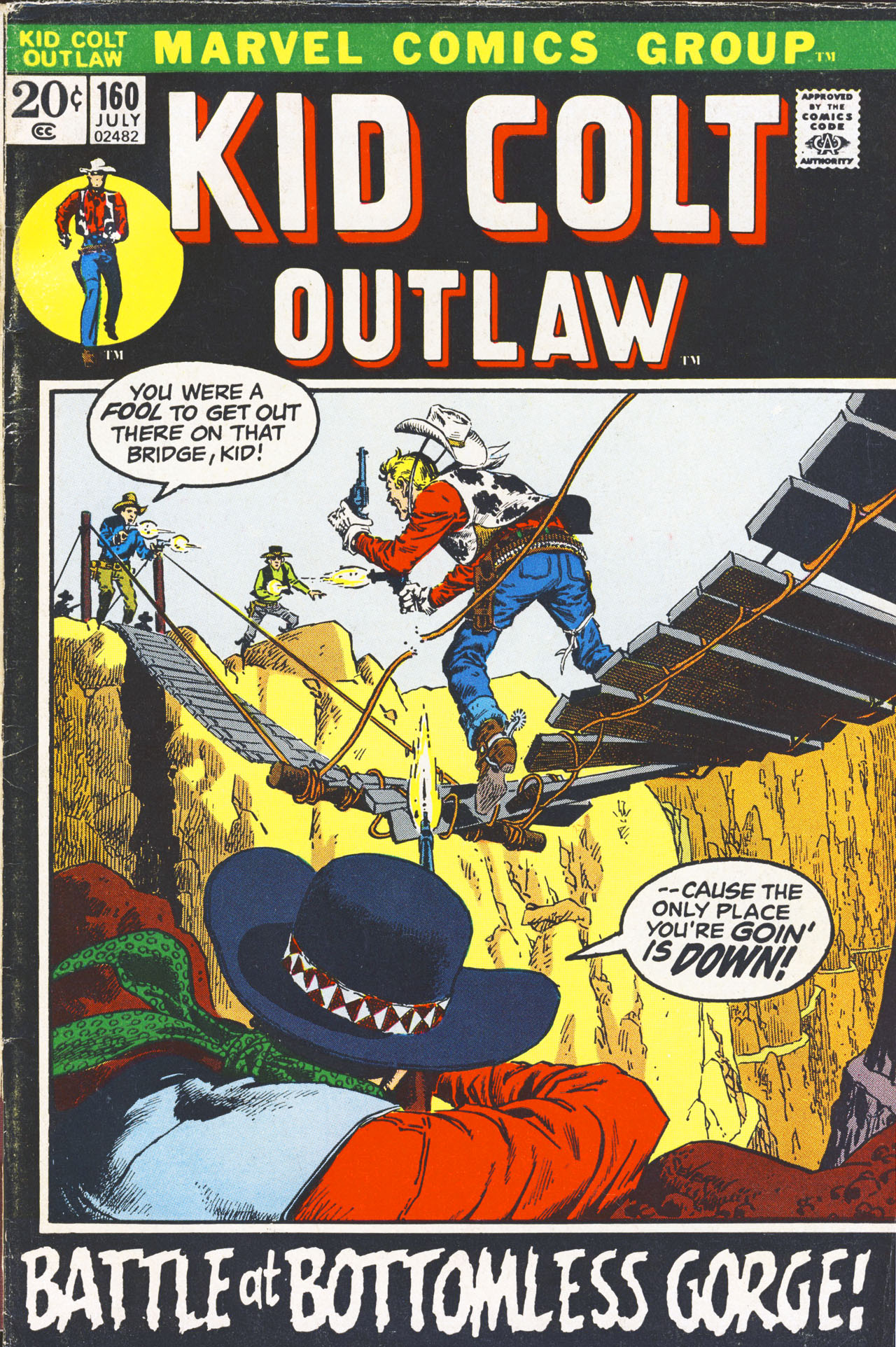 Read online Kid Colt Outlaw comic -  Issue #160 - 1