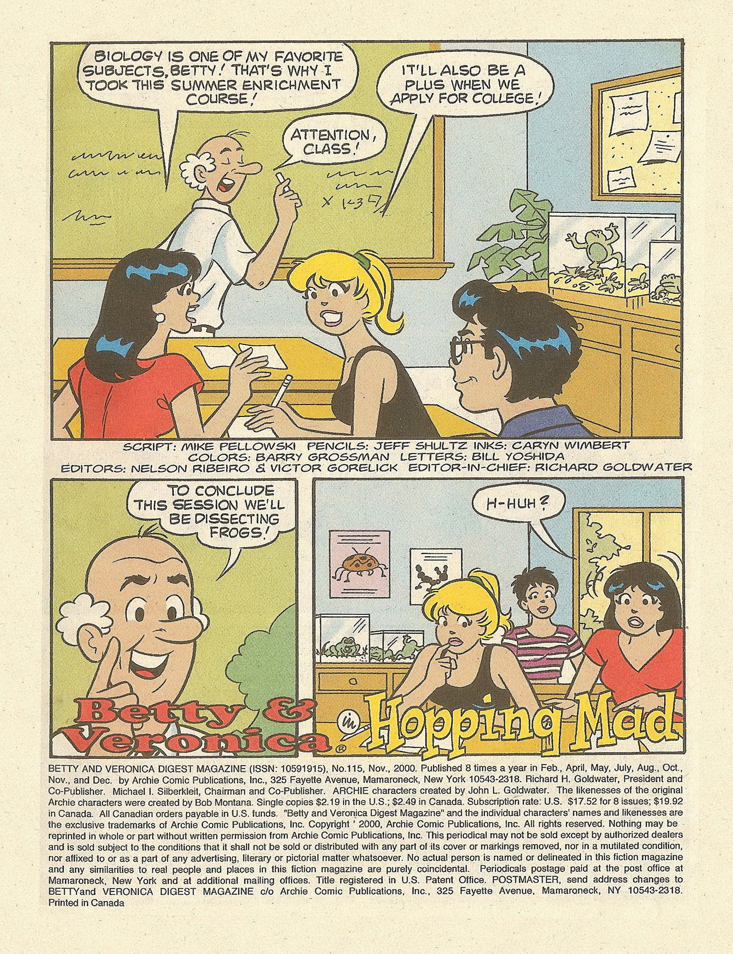 Read online Betty and Veronica Digest Magazine comic -  Issue #115 - 3