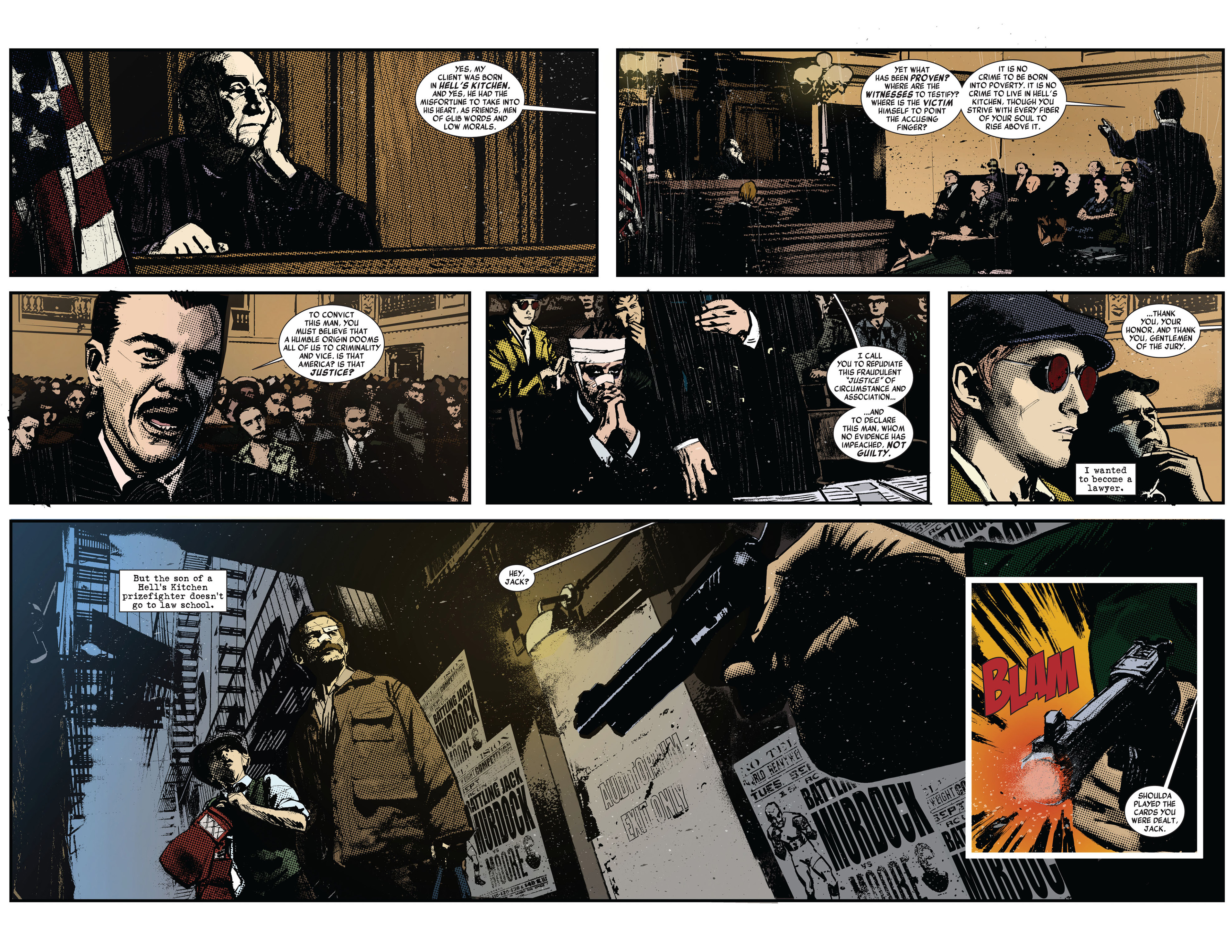 Read online Daredevil Noir comic -  Issue #1 - 6