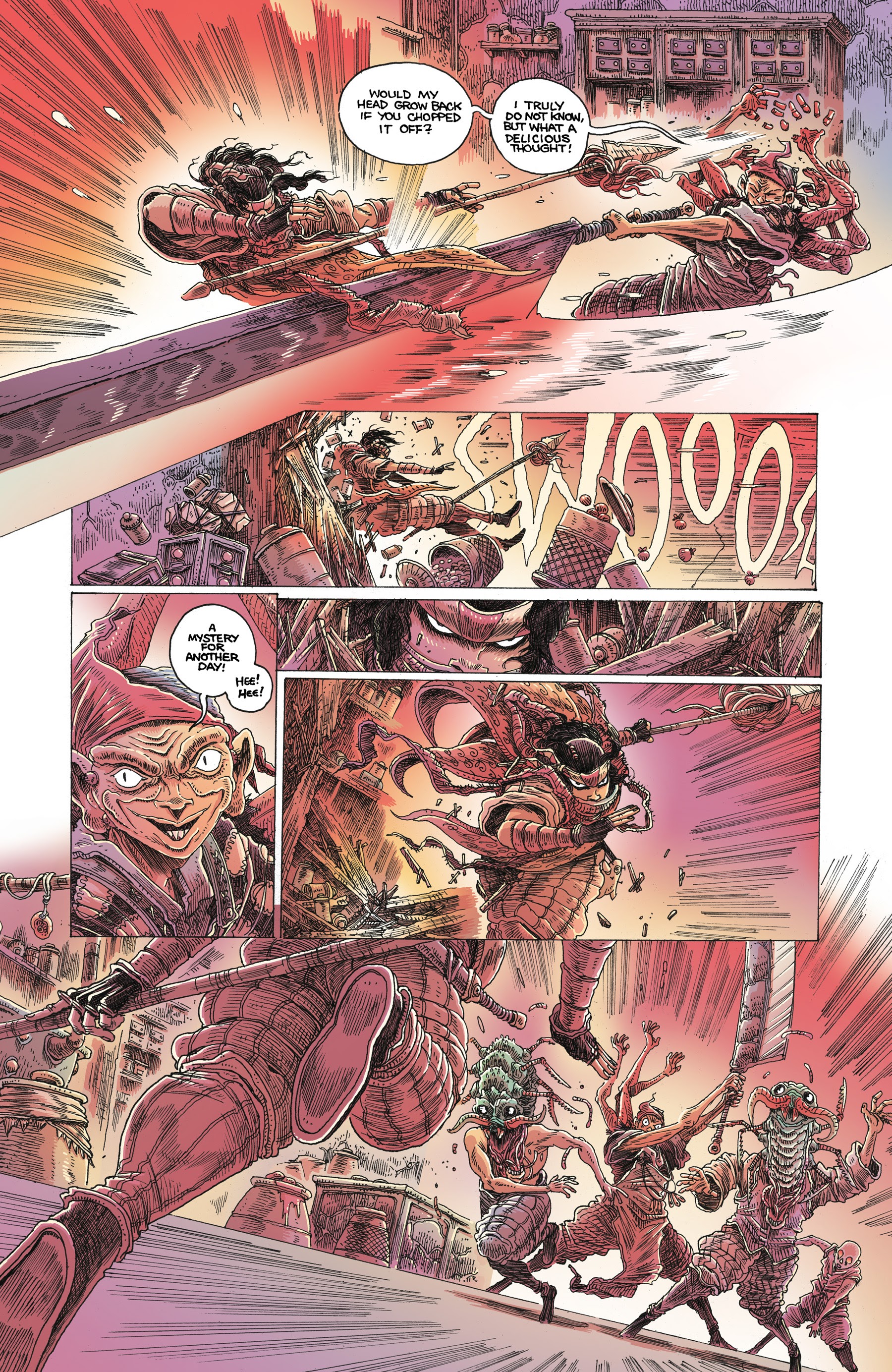 Read online Orphan and the Five Beasts comic -  Issue #4 - 14