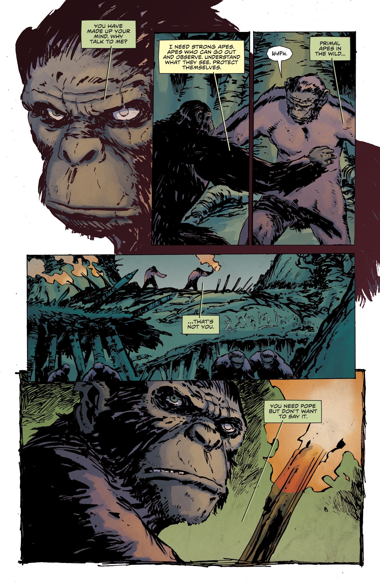 Read online Dawn of the Planet of the Apes comic -  Issue # TPB - 20