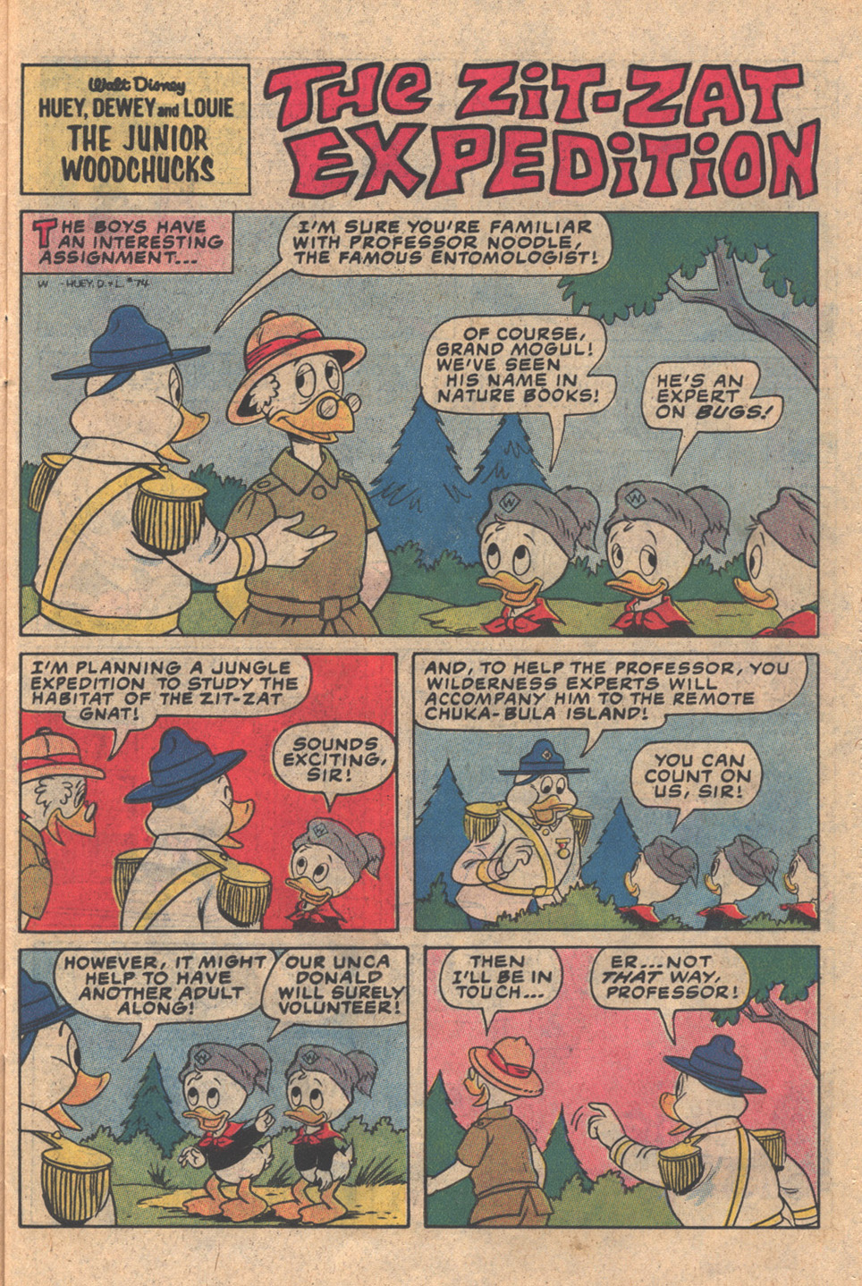 Read online Huey, Dewey, and Louie Junior Woodchucks comic -  Issue #74 - 11