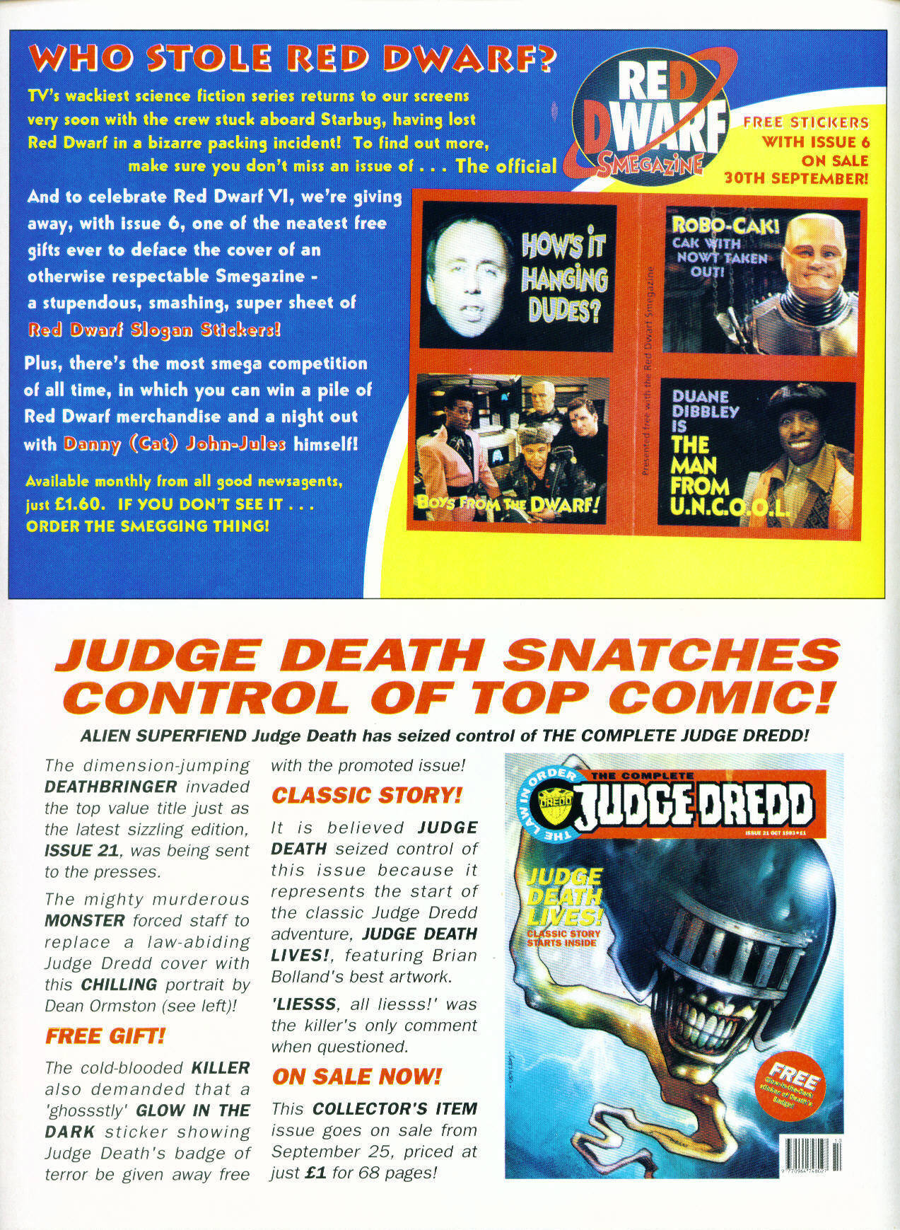 Read online Judge Dredd: The Megazine (vol. 2) comic -  Issue #38 - 2
