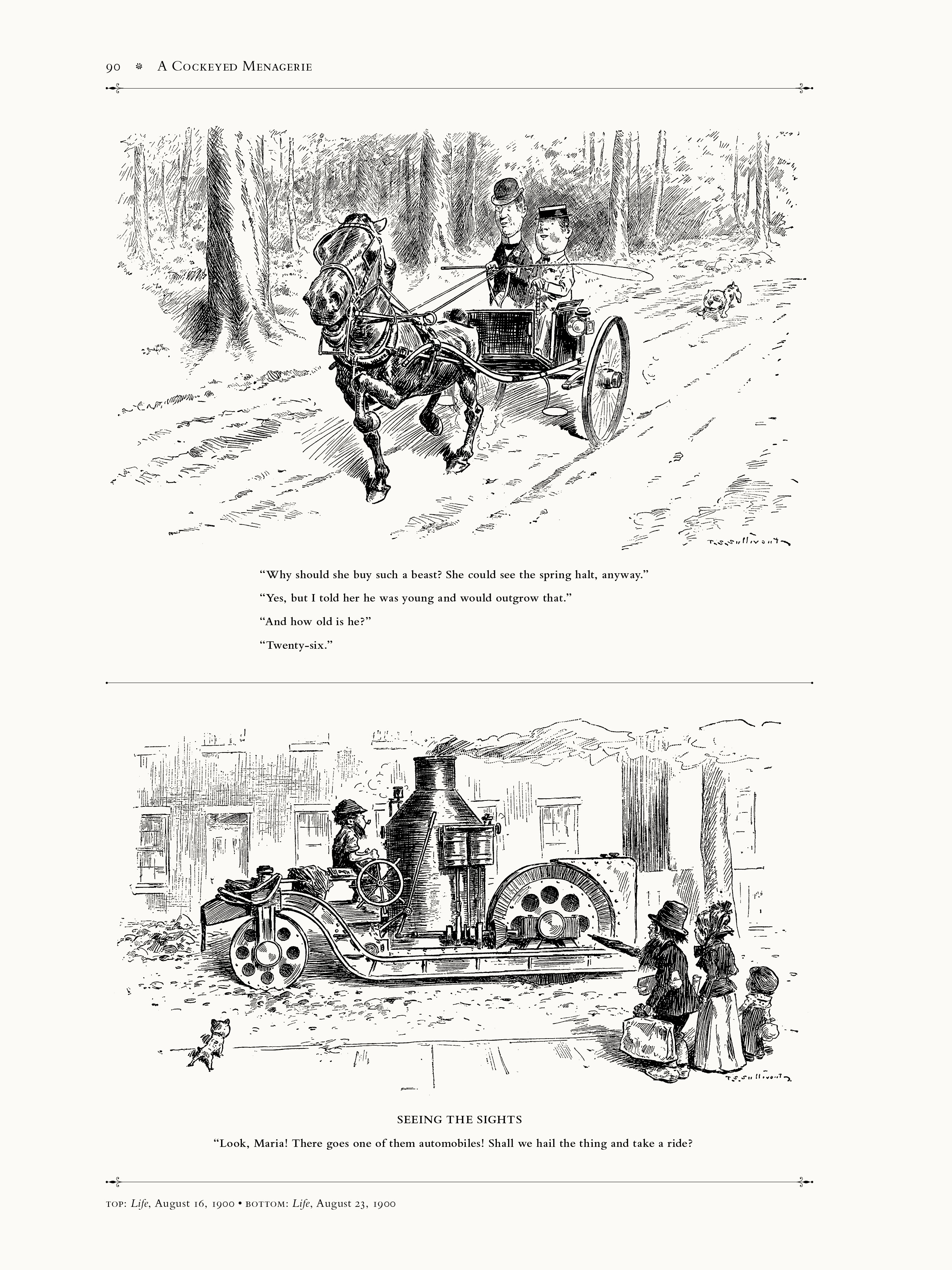 Read online A Cockeyed Menagerie: The Drawings of T.S. Sullivant comic -  Issue # TPB (Part 2) - 7