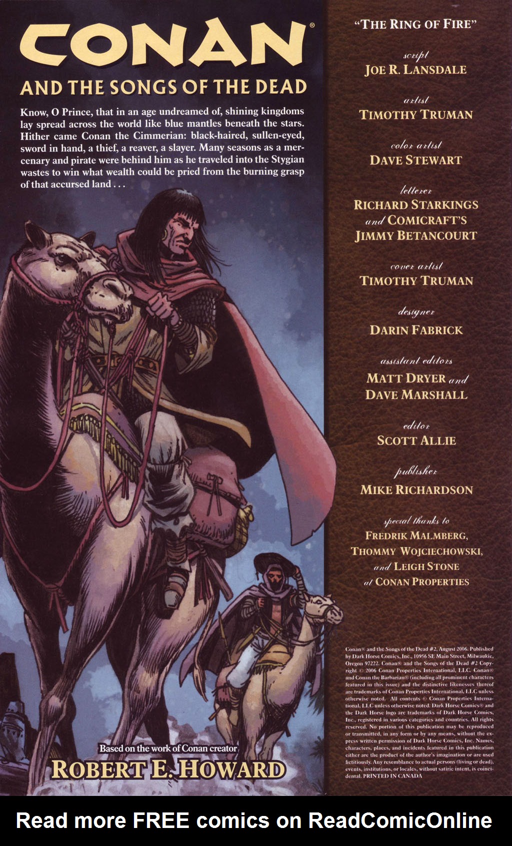 Read online Conan and the Songs of the Dead comic -  Issue #2 - 2