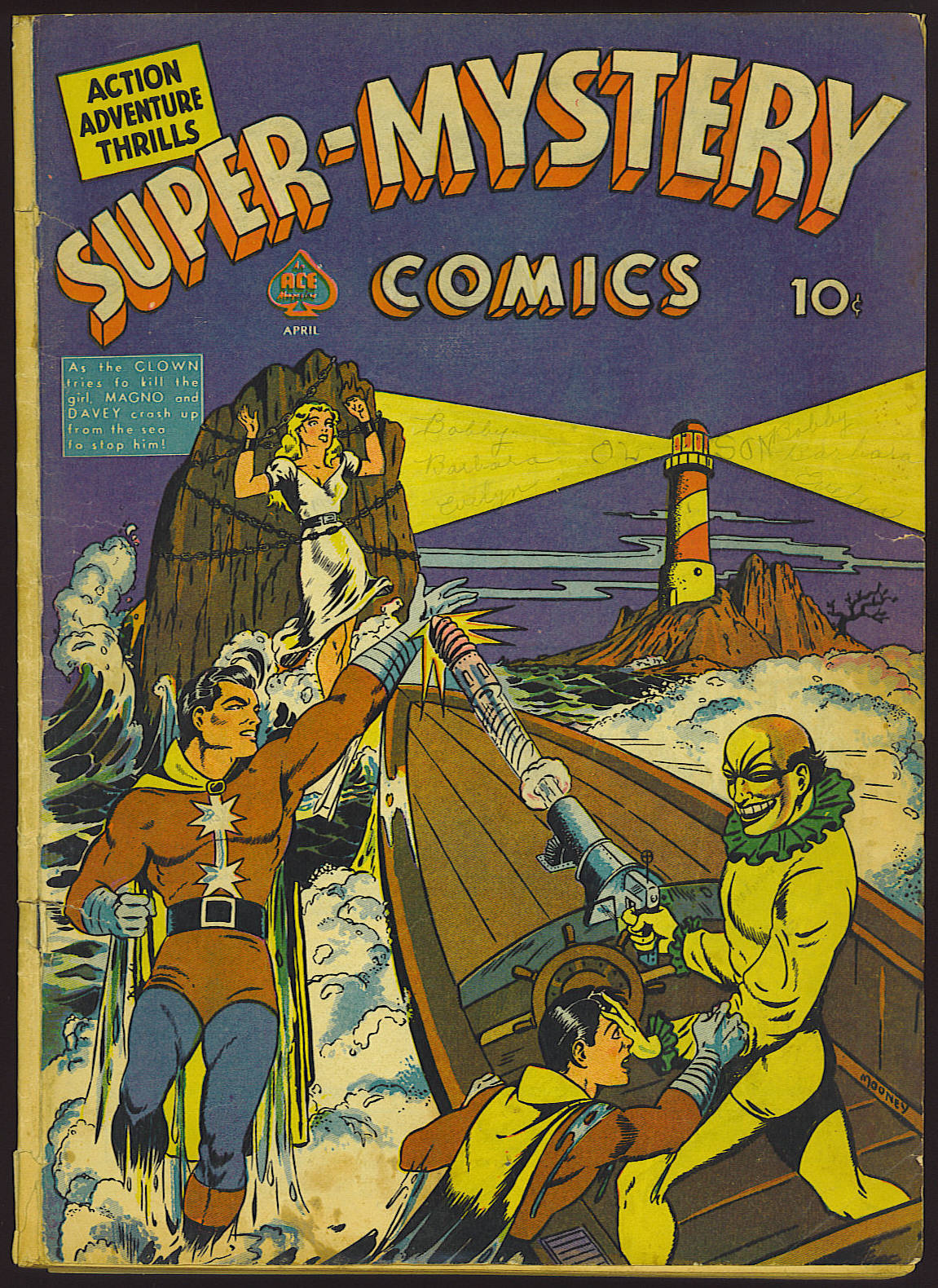 Read online Super-Mystery Comics comic -  Issue #7 - 1