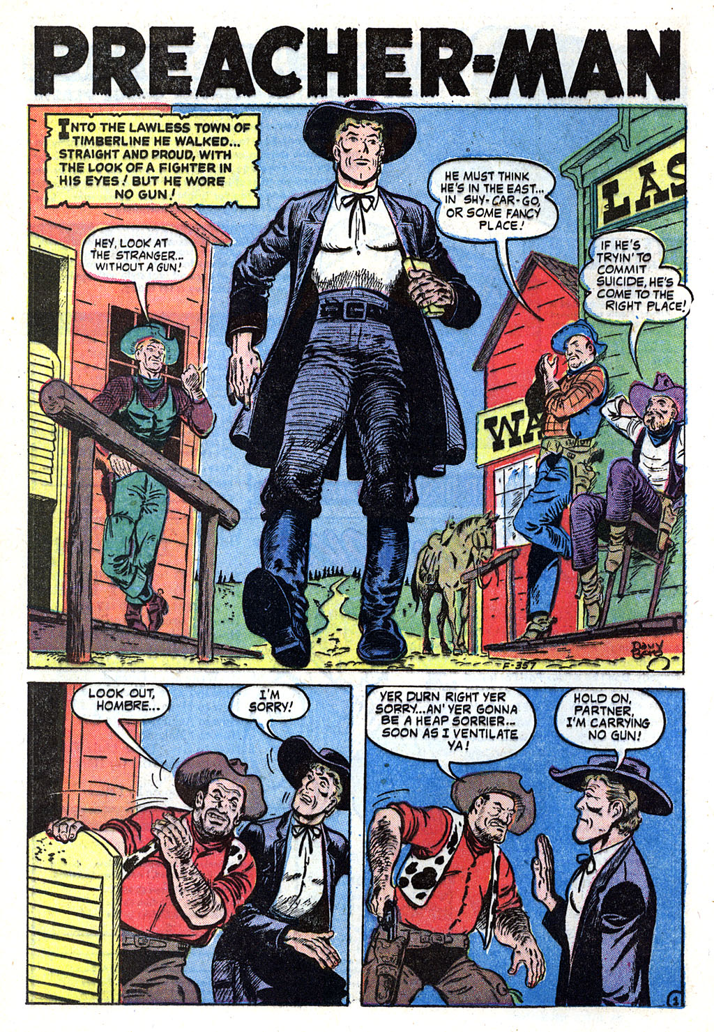 Read online The Outlaw Kid (1954) comic -  Issue #4 - 20