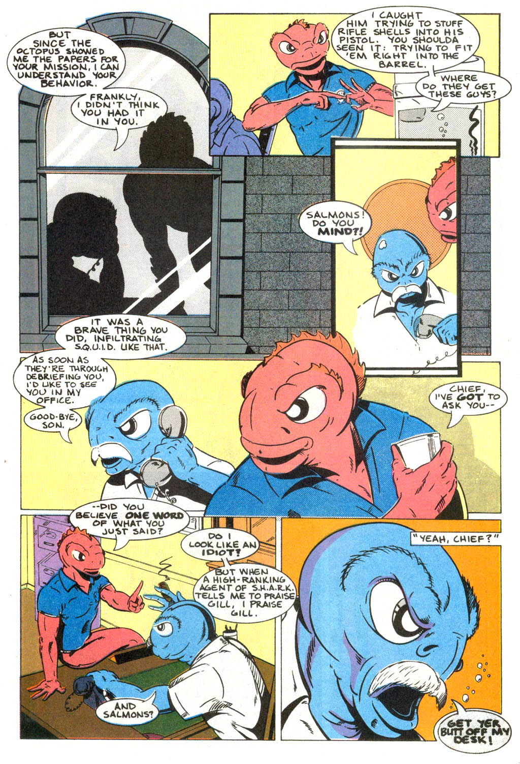 Read online Fish Police comic -  Issue #5 - 8