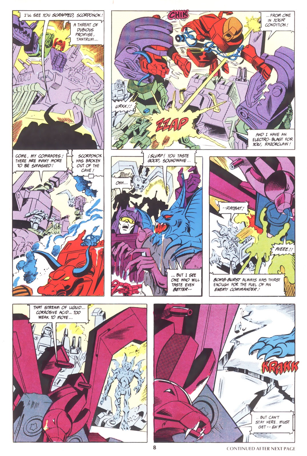 Read online The Transformers (UK) comic -  Issue #207 - 8