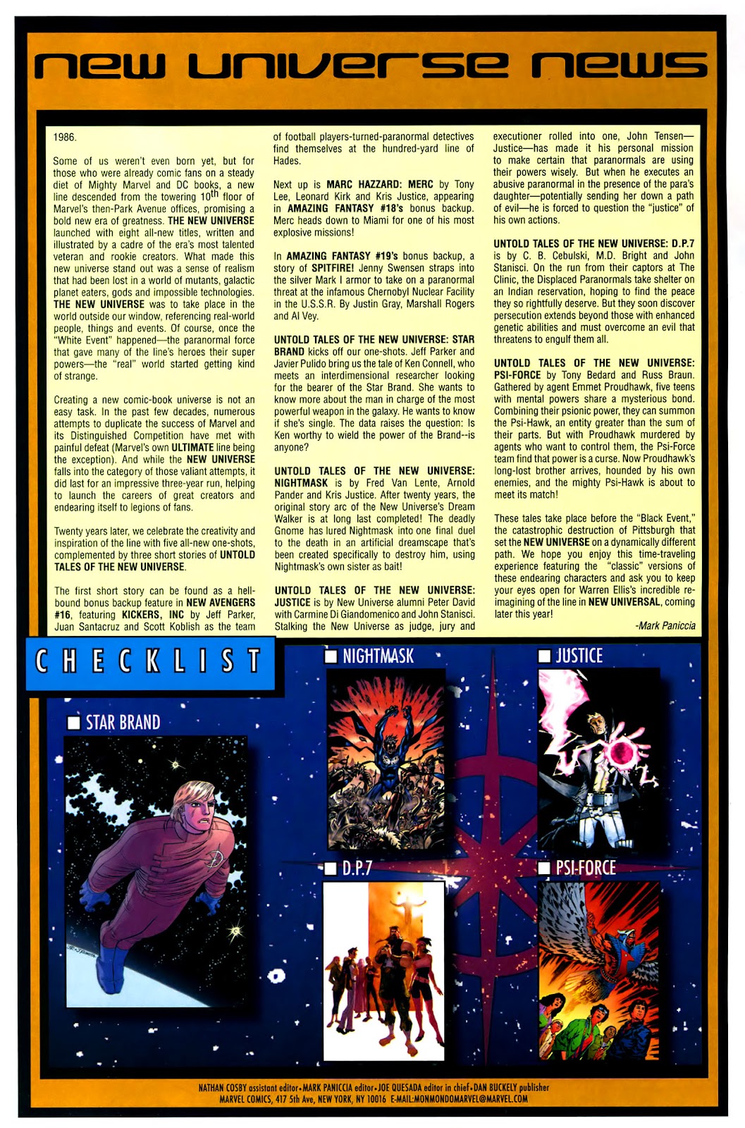 Untold Tales Of The New Universe: Nightmask issue Full - Page 25