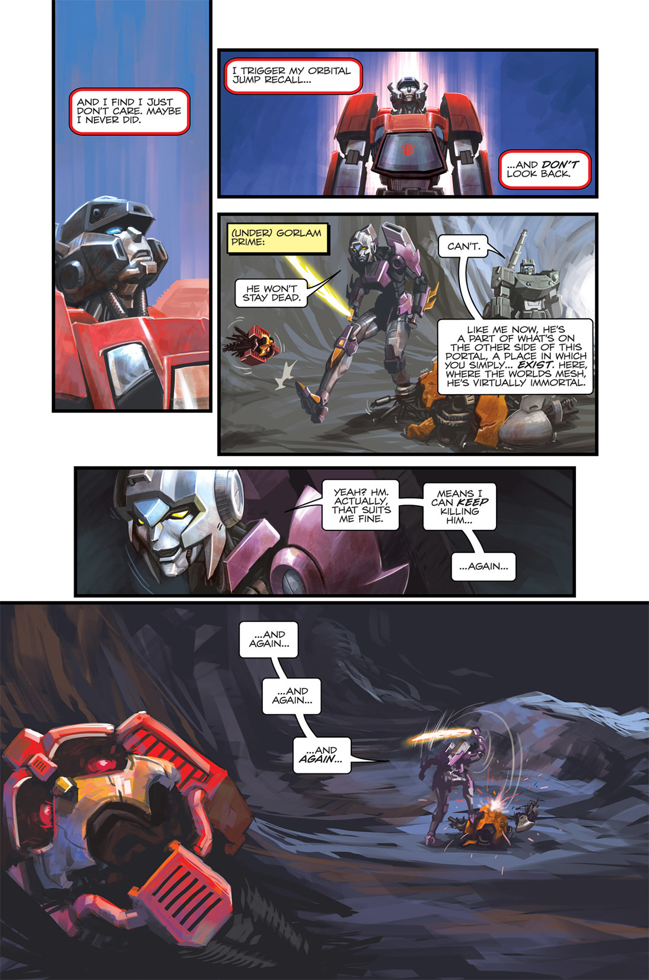Read online Transformers Spotlight: Sideswipe comic -  Issue # Full - 25