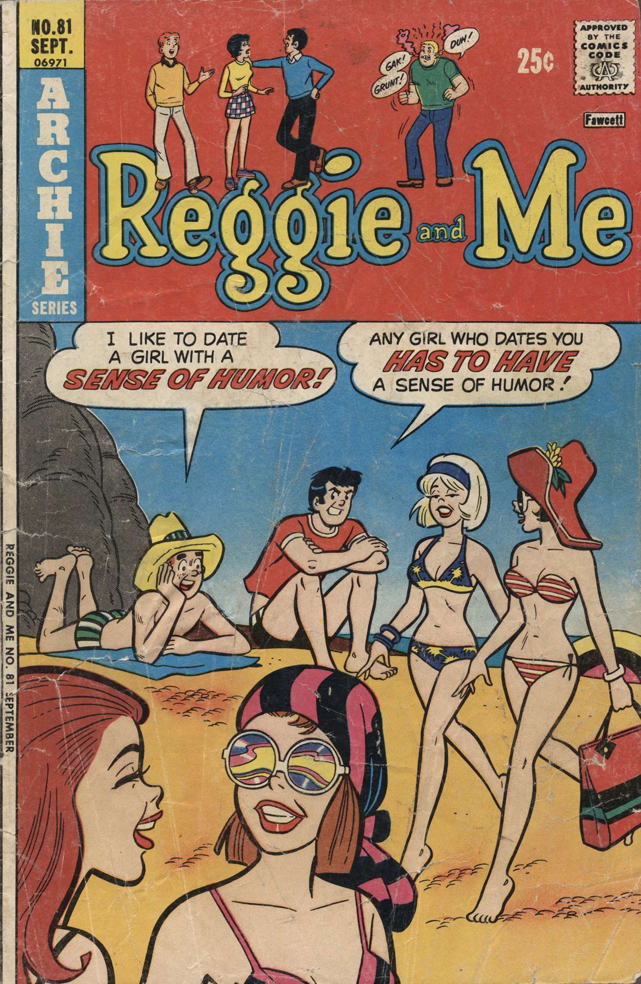 Read online Reggie and Me (1966) comic -  Issue #81 - 1