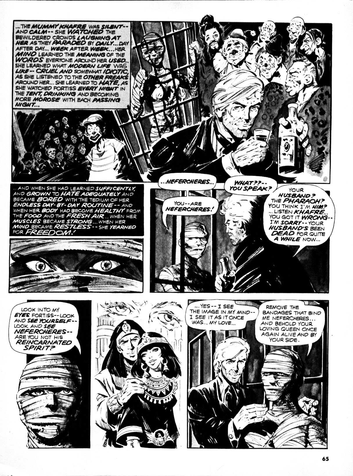 Read online Nightmare (1970) comic -  Issue #22 - 64