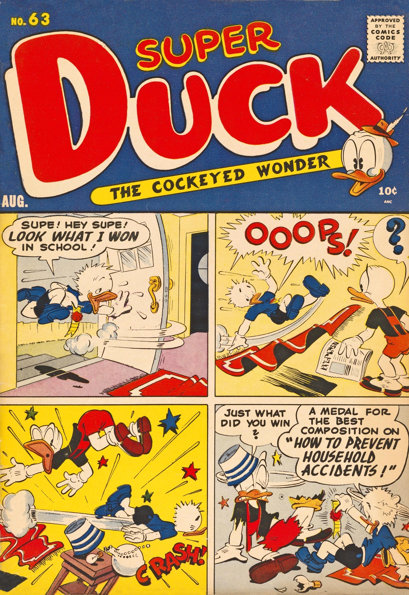 Read online Super Duck Comics comic -  Issue #63 - 1