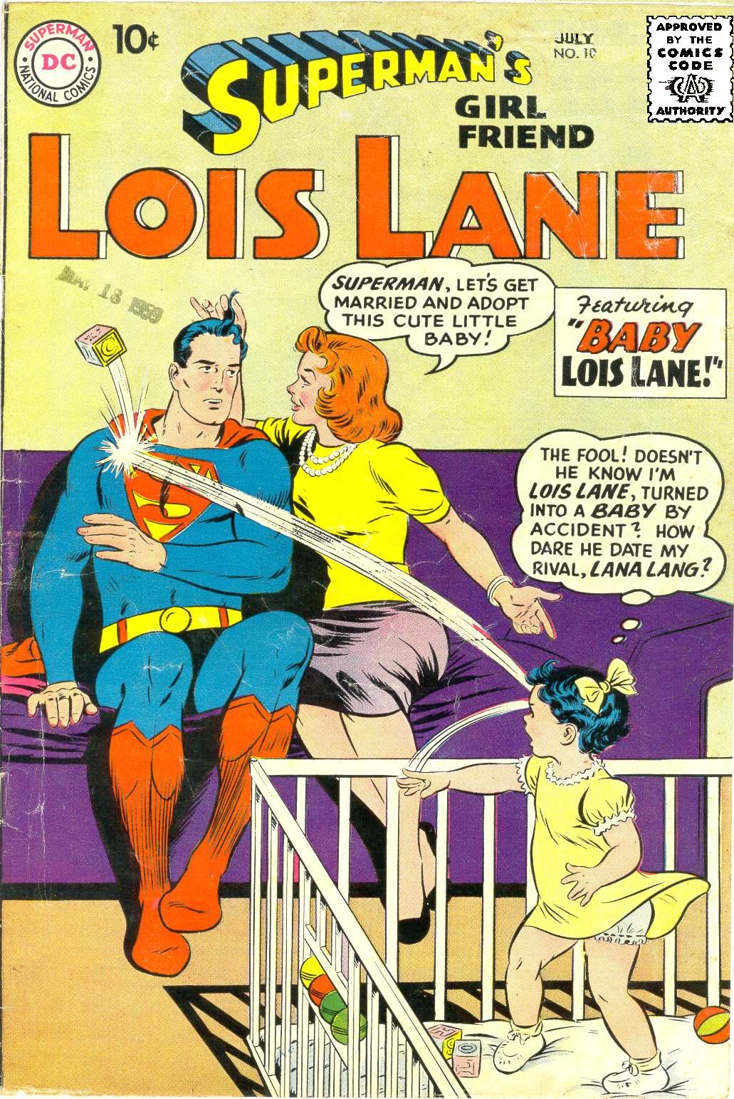Read online Superman's Girl Friend, Lois Lane comic -  Issue #10 - 1