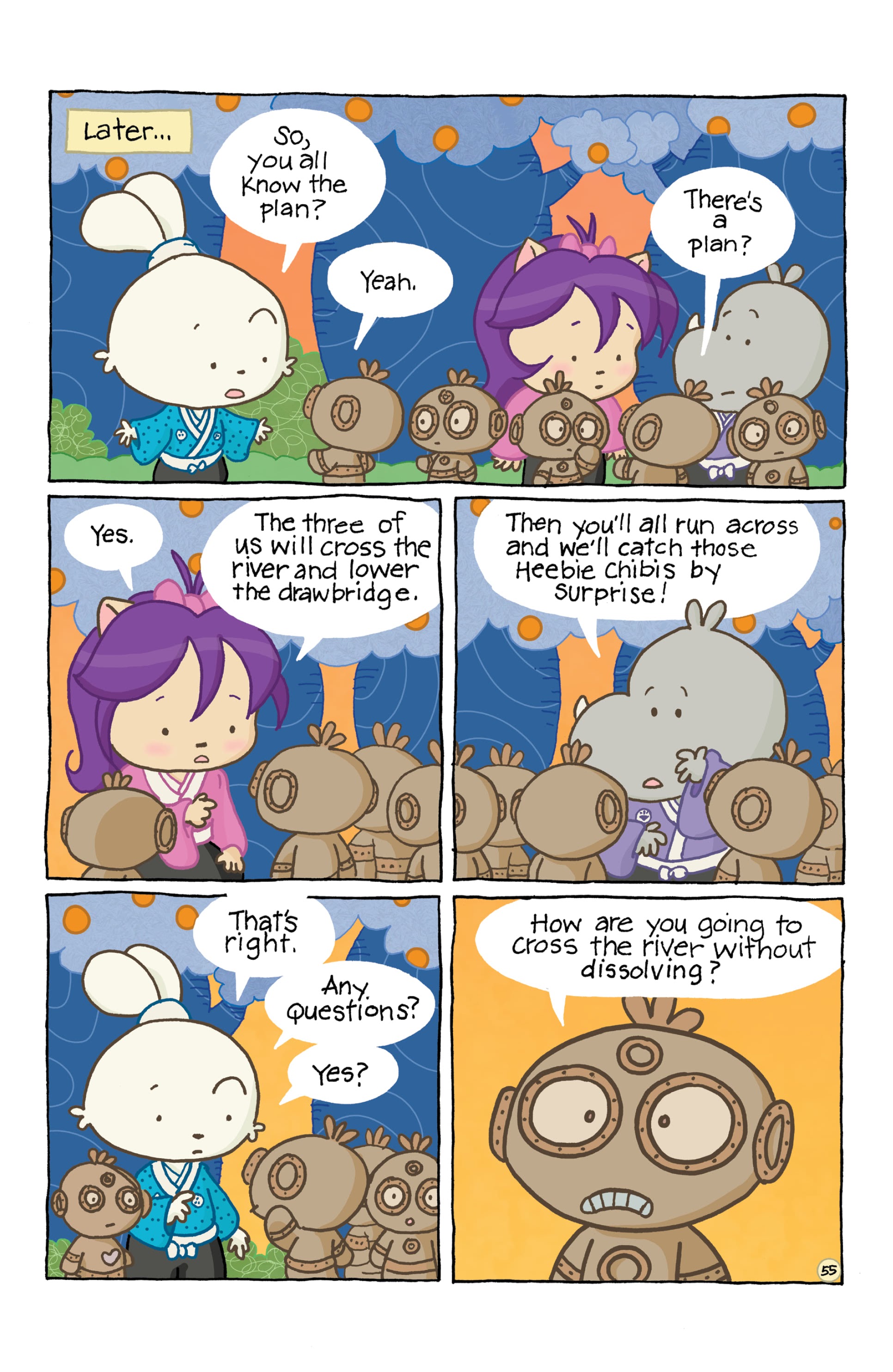 Read online Chibi-Usagi: Attack of the Heebie Chibis comic -  Issue # TPB - 59