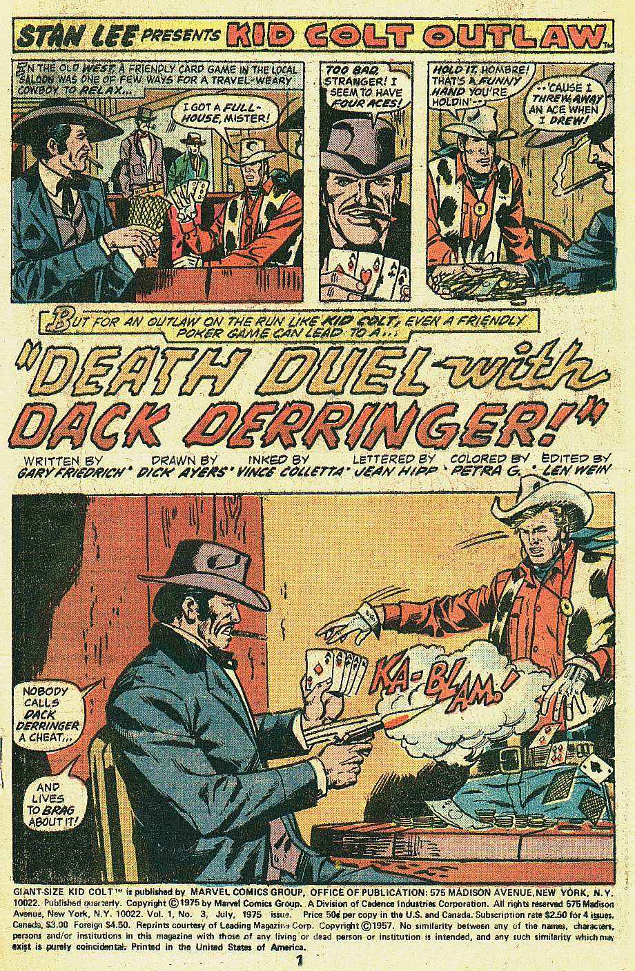 Read online Giant-Size Kid Colt comic -  Issue #3 - 2