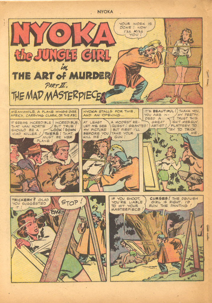 Read online Nyoka the Jungle Girl (1945) comic -  Issue #18 - 18