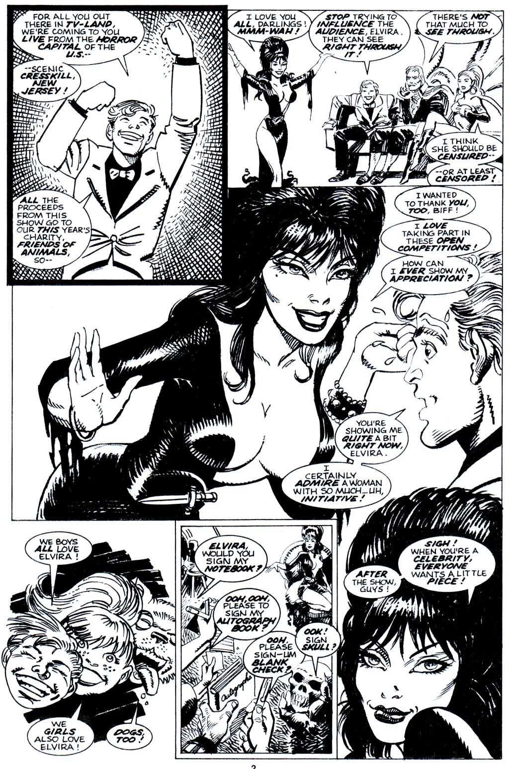 Read online Elvira, Mistress of the Dark comic -  Issue #10 - 4