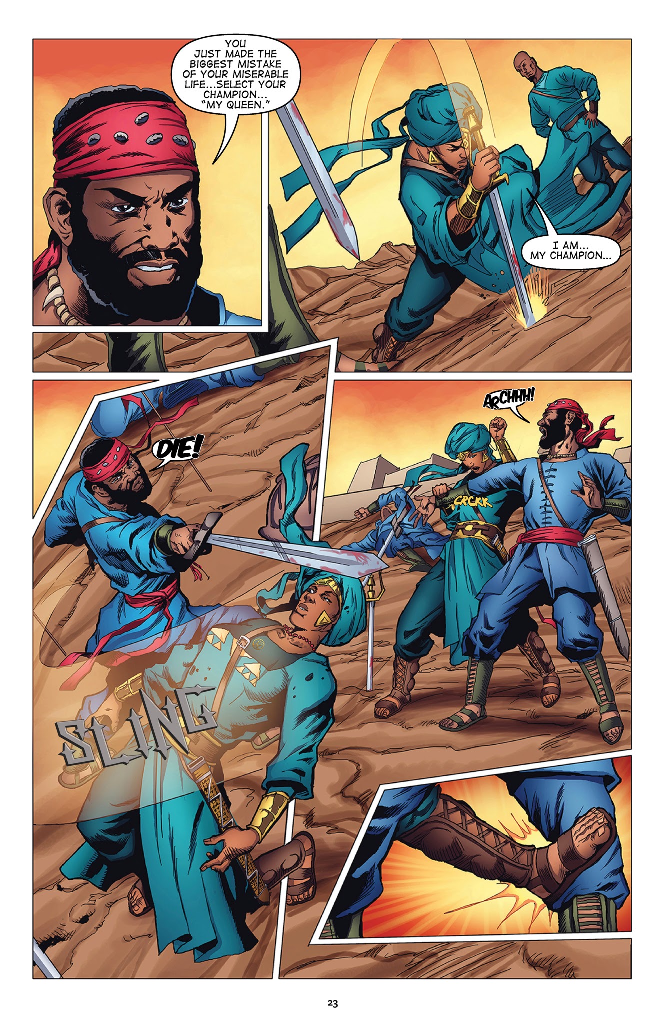 Read online Malika: Warrior Queen comic -  Issue # TPB 1 (Part 1) - 25