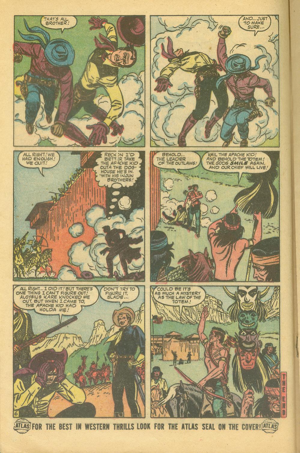 Read online Apache Kid comic -  Issue #14 - 16