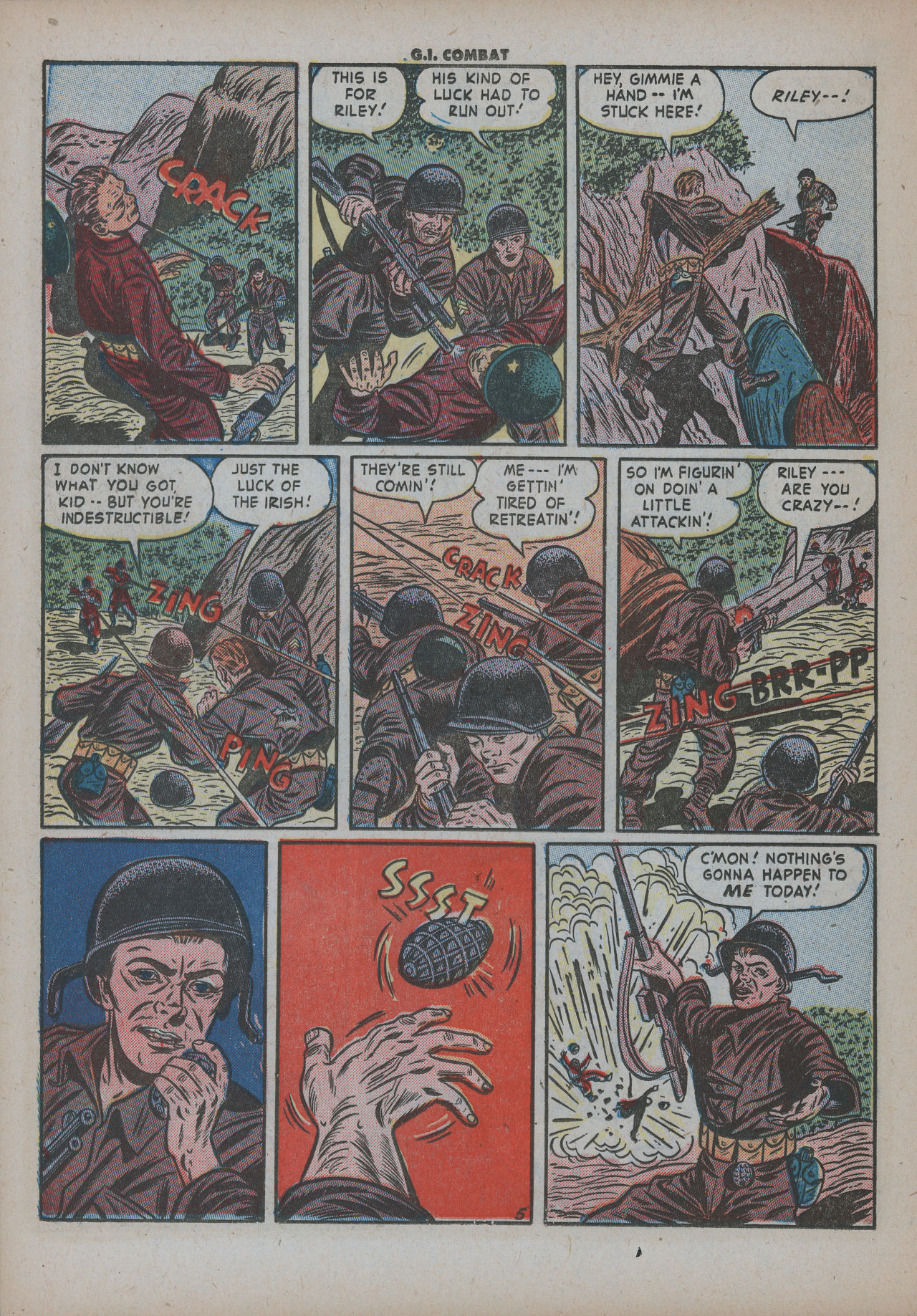 Read online G.I. Combat (1952) comic -  Issue #3 - 16