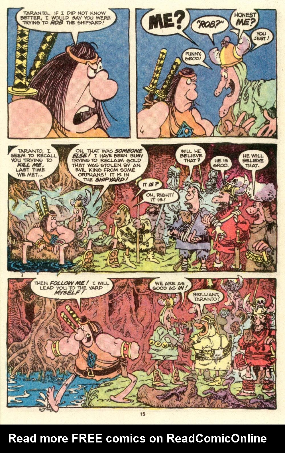 Read online Sergio Aragonés Groo the Wanderer comic -  Issue #16 - 15