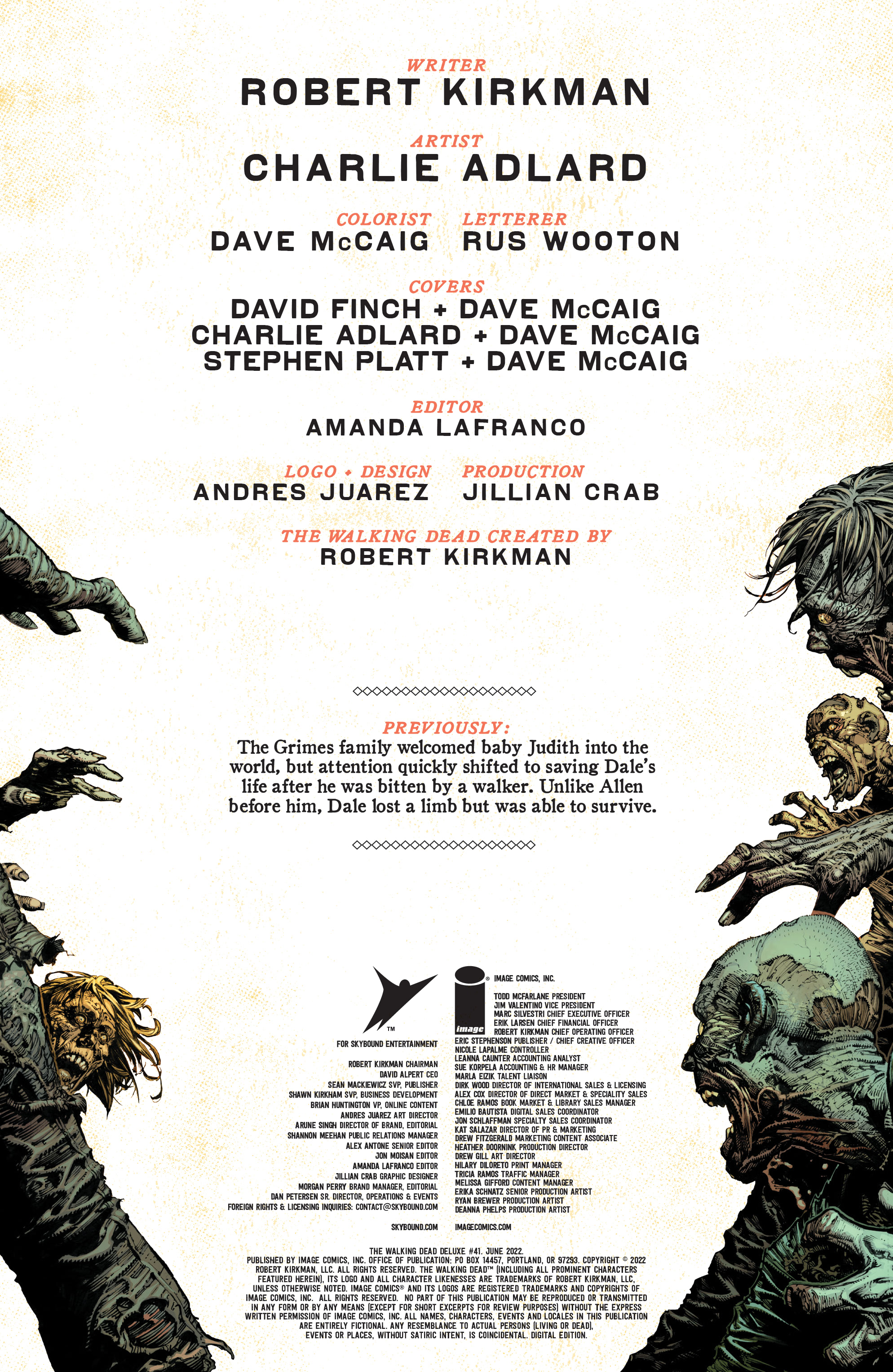 Read online The Walking Dead Deluxe comic -  Issue #41 - 2