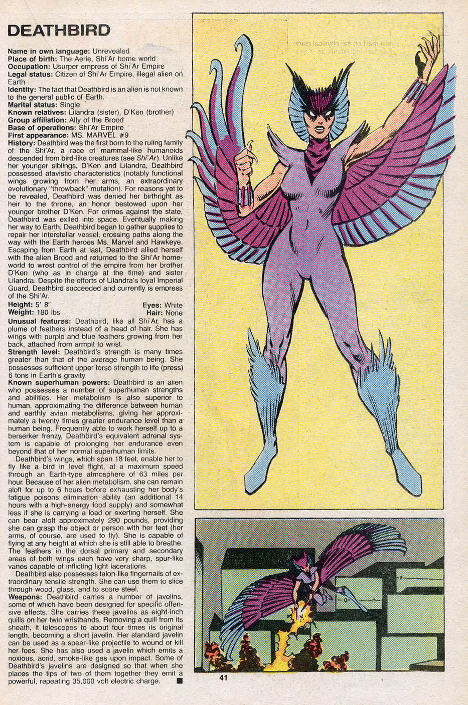 Read online The Official Handbook of the Marvel Universe Deluxe Edition comic -  Issue #3 - 43