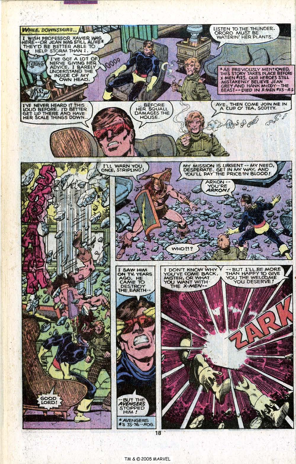 Uncanny X-Men (1963) issue Annual 3 - Page 20