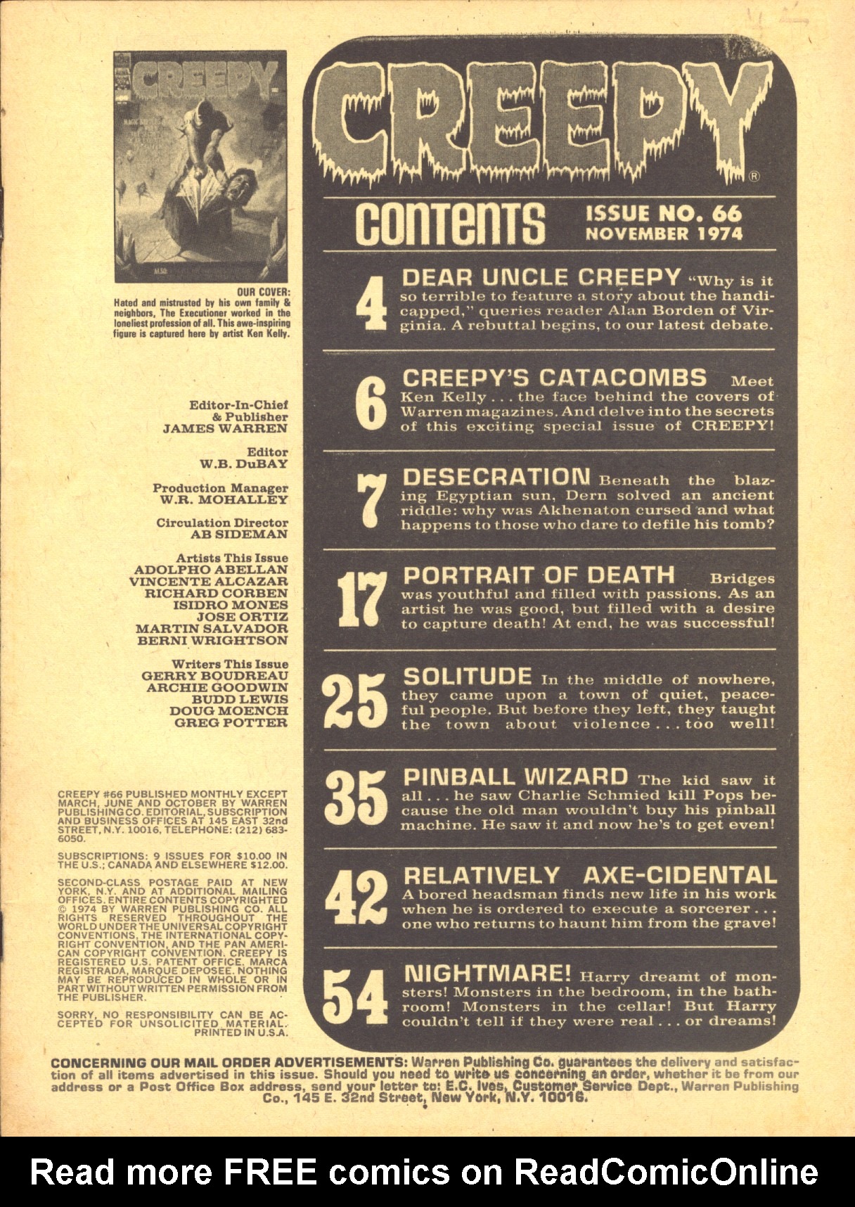 Creepy (1964) Issue #66 #66 - English 3