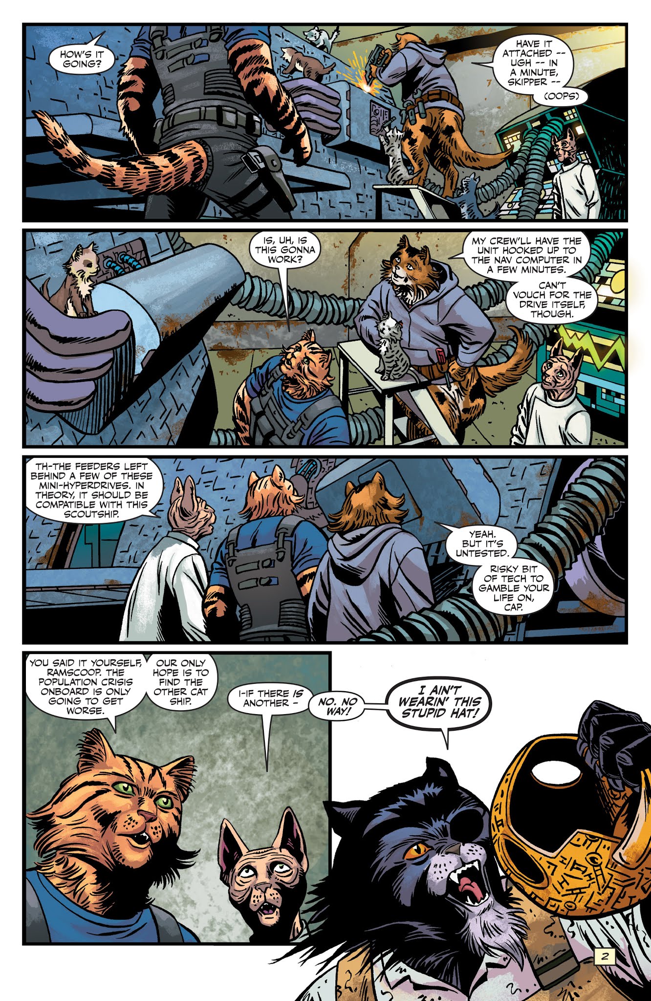 Read online Captain Ginger comic -  Issue #3 - 4