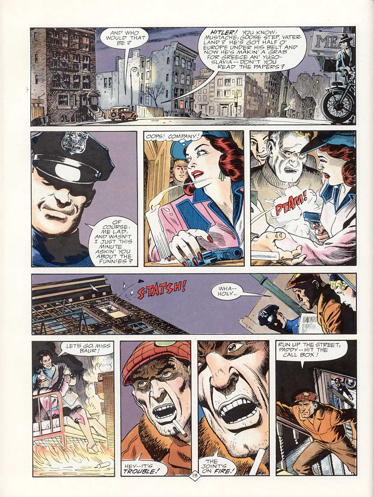 Read online Marvel Graphic Novel comic -  Issue #34 - The Shadow - Hitler's Astrologer - 18