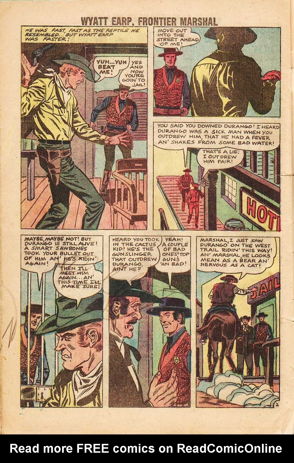 Read online Wyatt Earp Frontier Marshal comic -  Issue #23 - 28