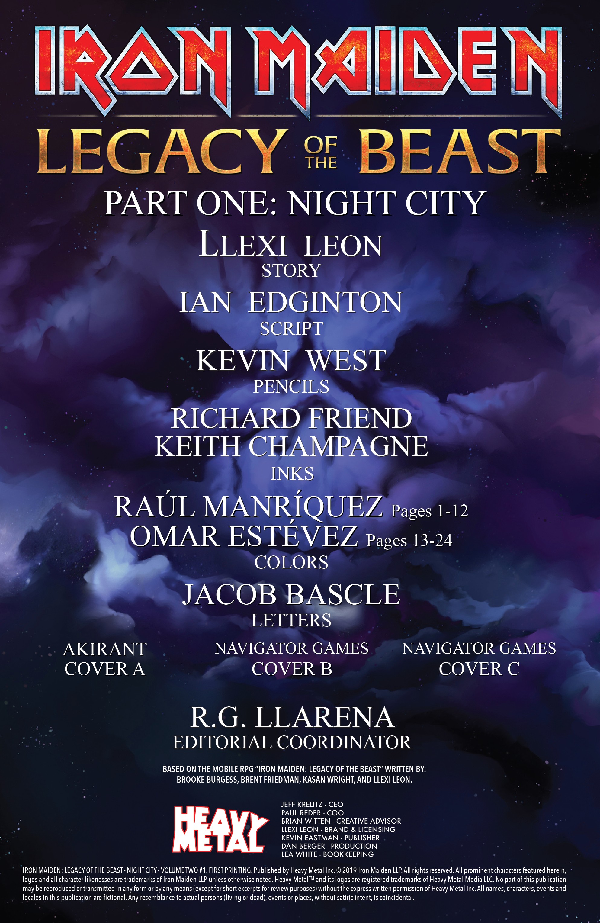Read online Iron Maiden: Legacy of the Beast - Night City comic -  Issue #1 - 4