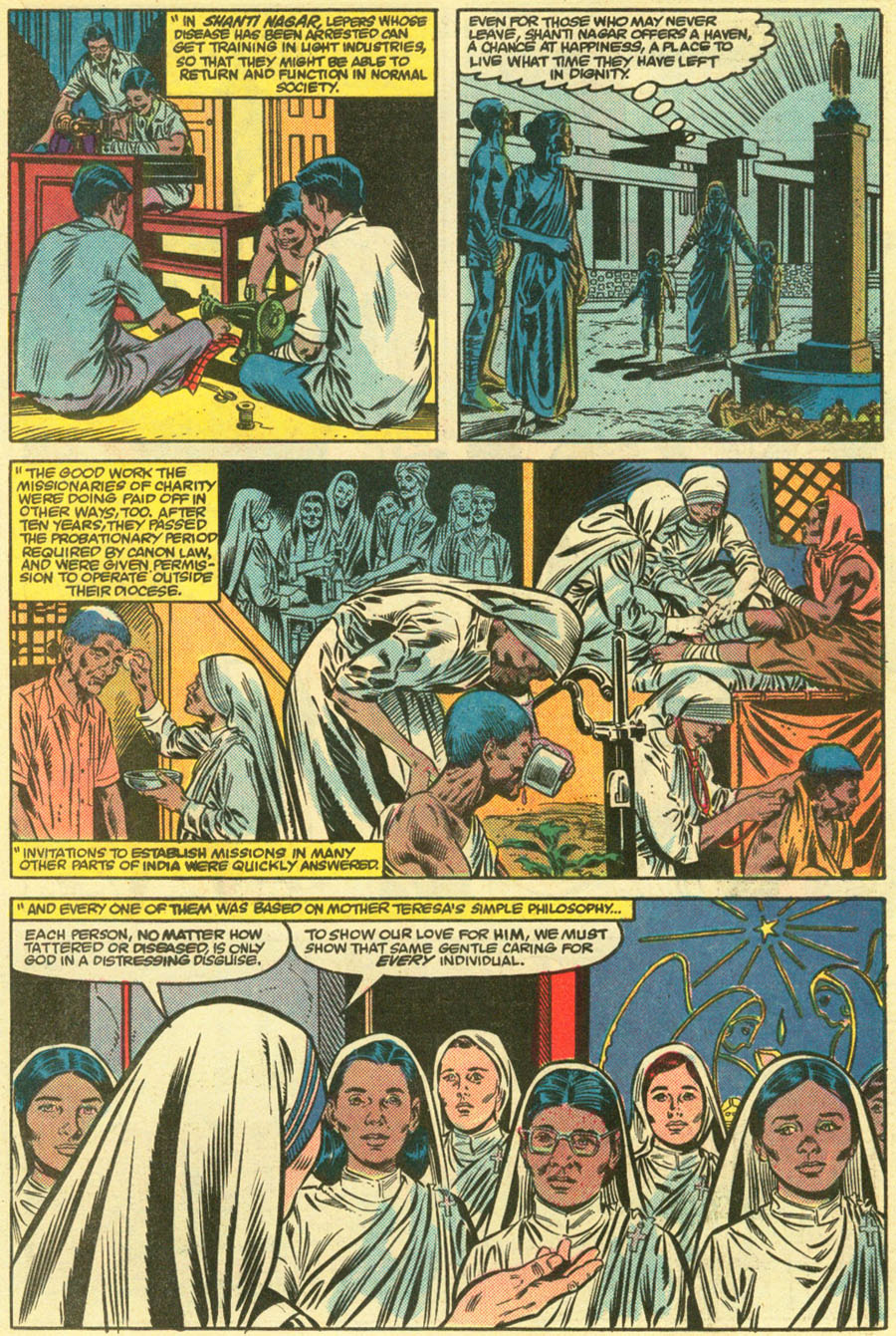 Read online Mother Teresa of Calcutta comic -  Issue # Full - 39