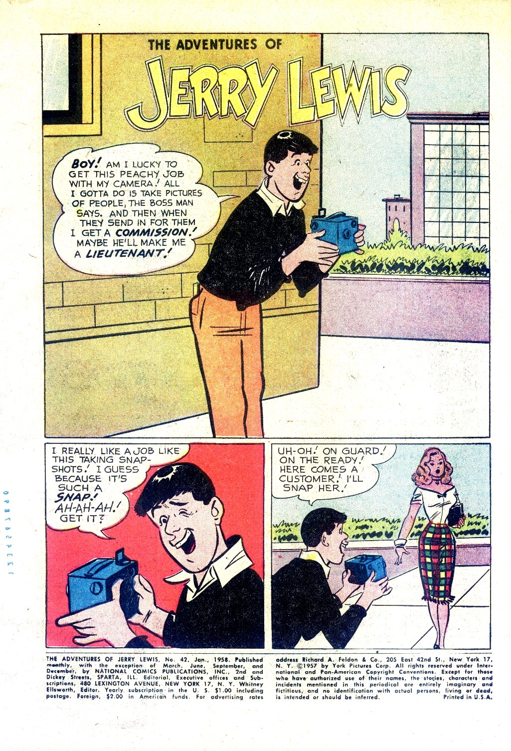 Read online The Adventures of Jerry Lewis comic -  Issue #42 - 3