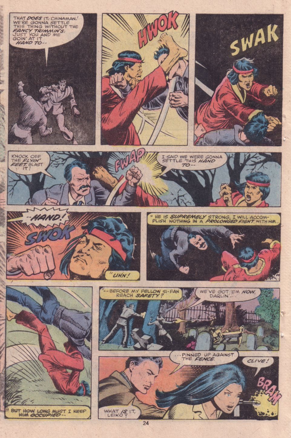 What If? (1977) Issue #16 - Shang Chi Master of Kung Fu fought on The side of Fu Manchu #16 - English 19