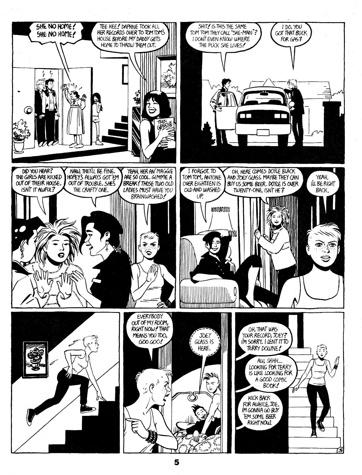 Read online Love and Rockets (1982) comic -  Issue #17 - 7