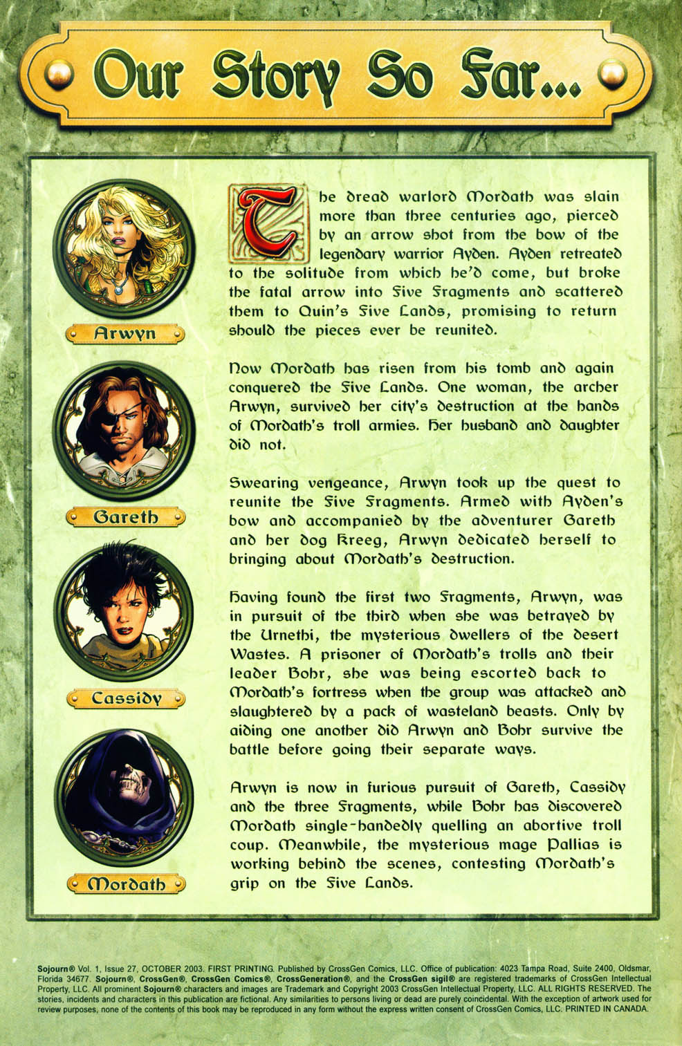 Read online Sojourn comic -  Issue #27 - 4