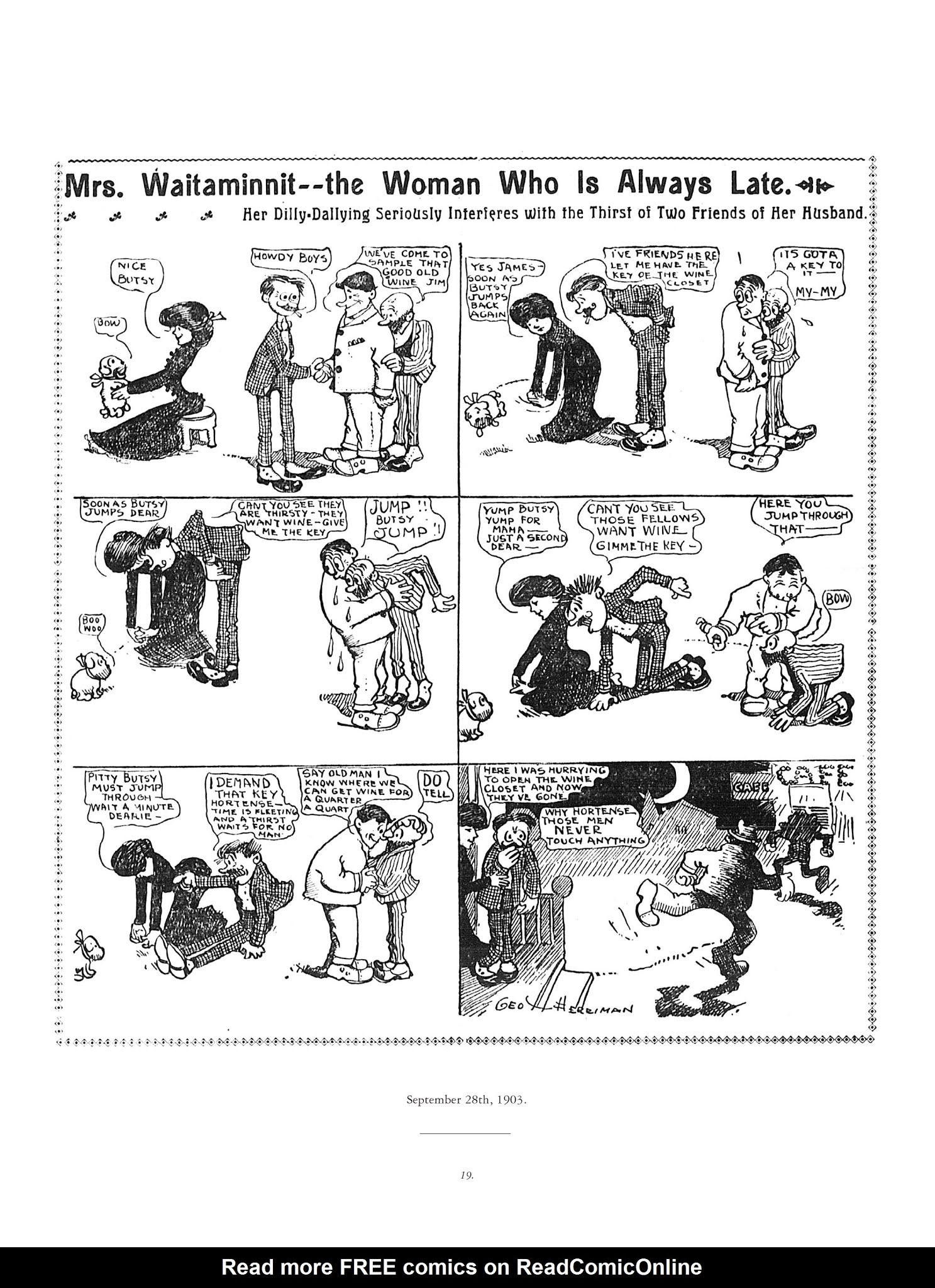 Read online Krazy & Ignatz comic -  Issue # TPB 3 - 19