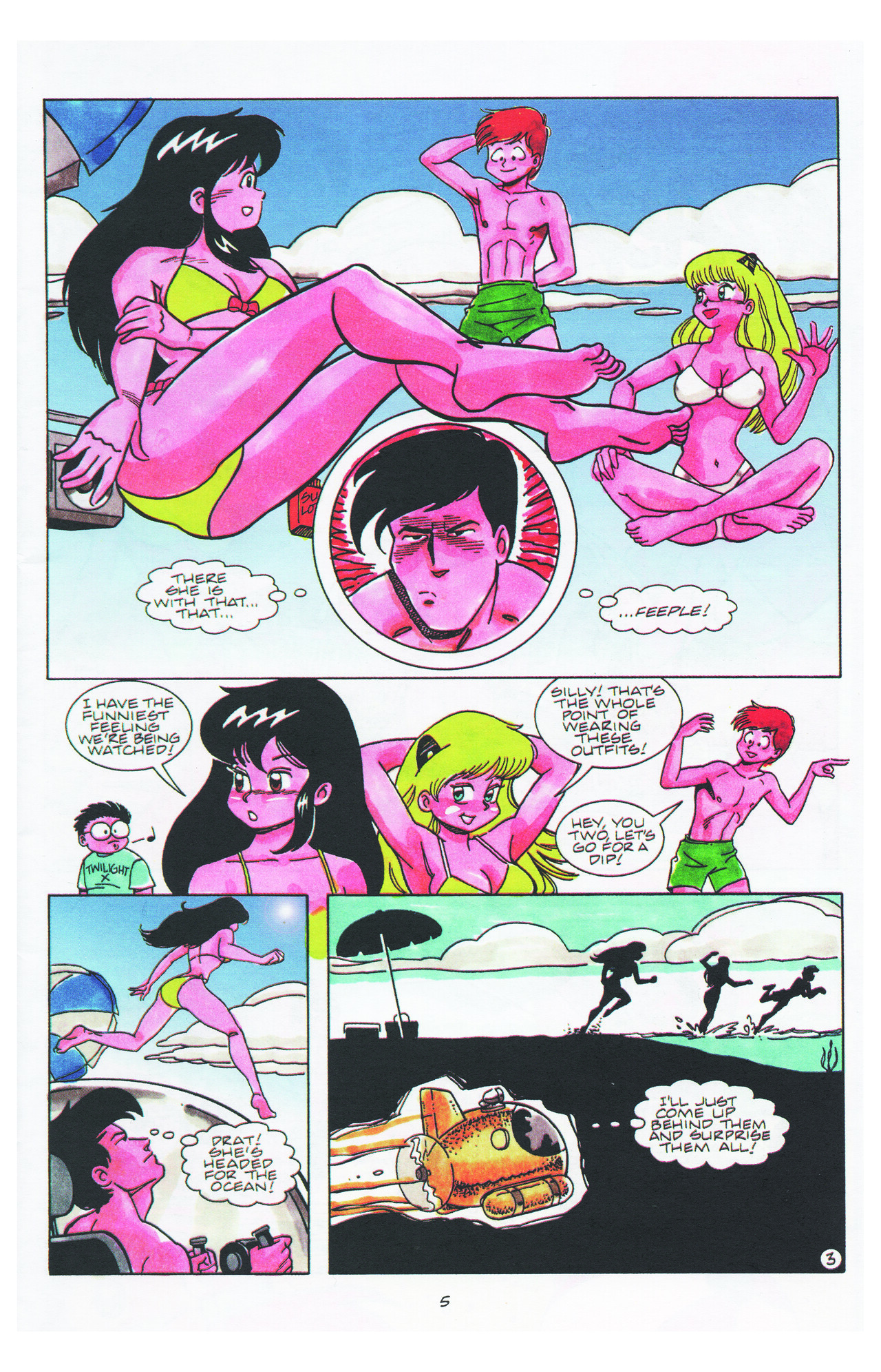 Read online Ninja High School Swimsuit comic -  Issue #2 - 5