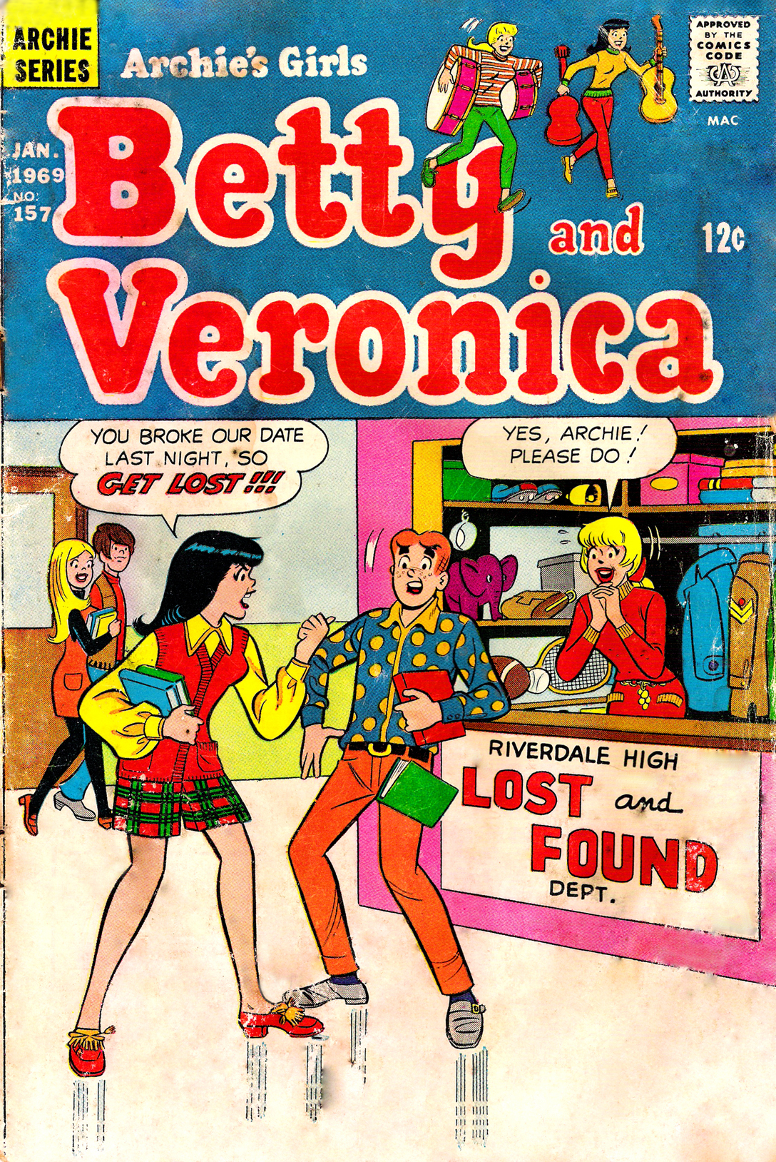 Read online Archie's Girls Betty and Veronica comic -  Issue #157 - 1