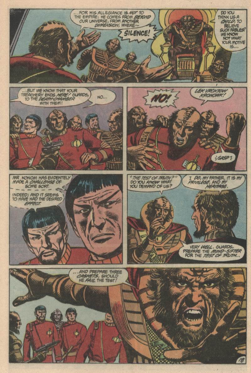 Read online Star Trek (1984) comic -  Issue #14 - 18