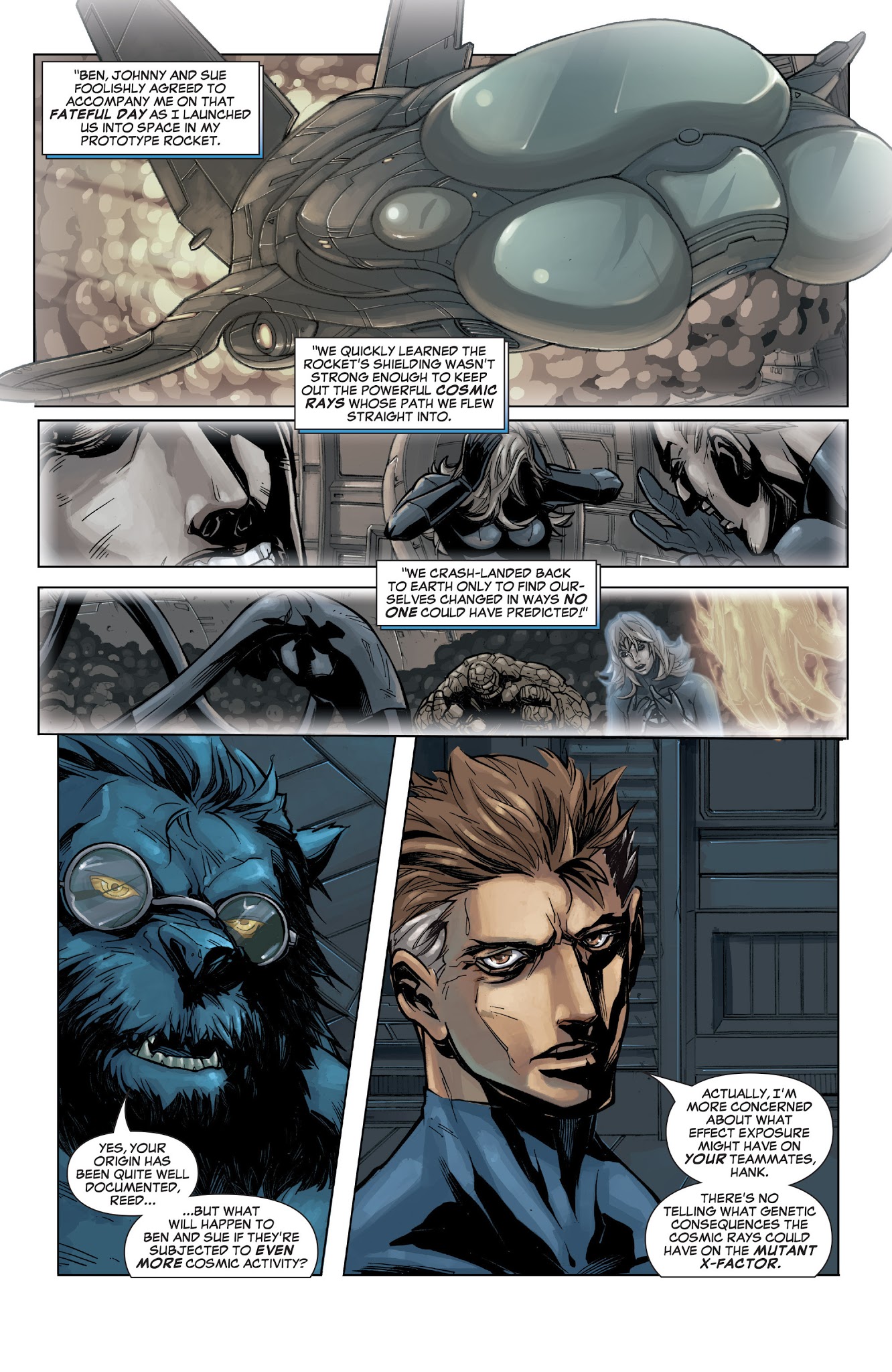 Read online X-Men/Fantastic Four comic -  Issue #2 - 4