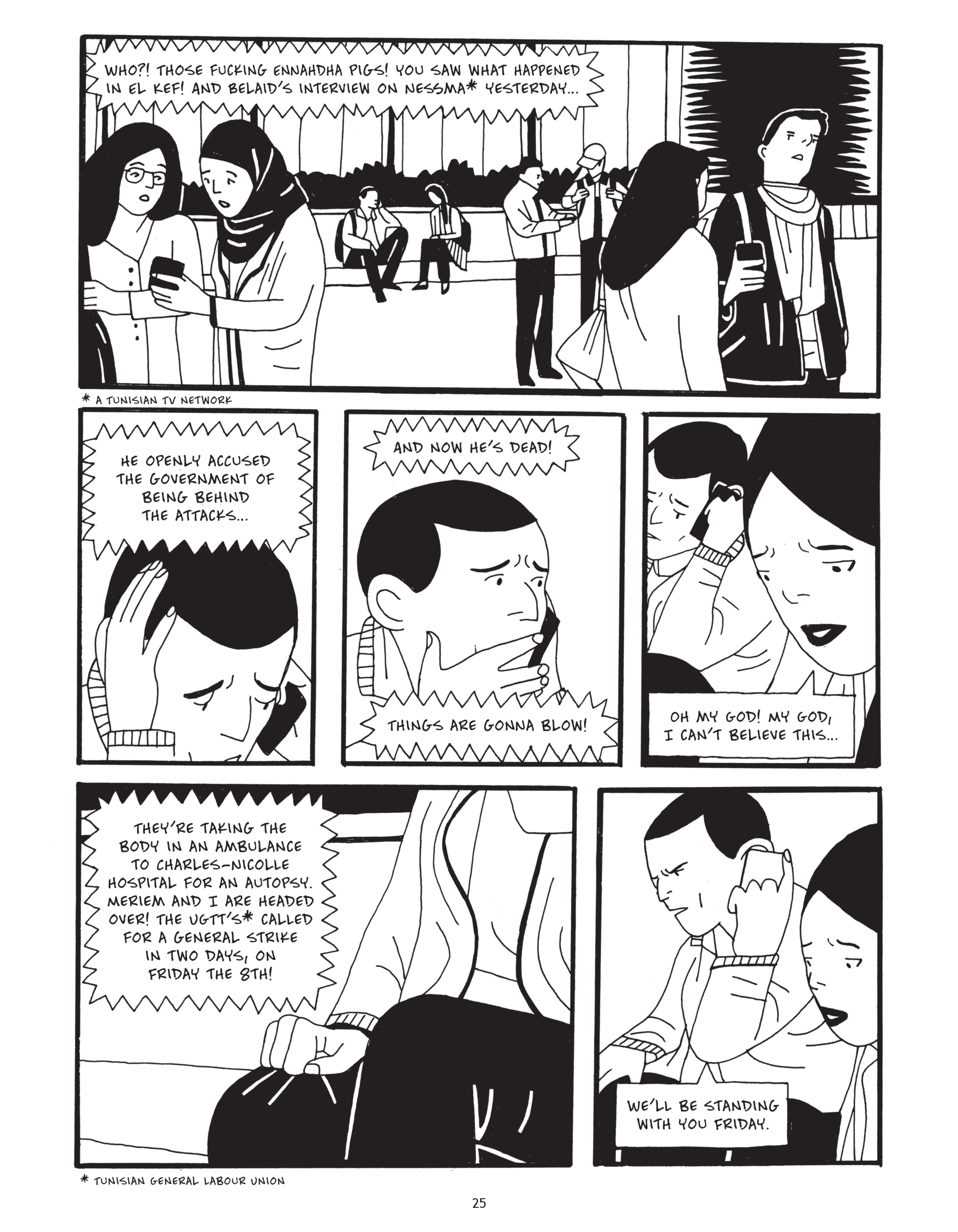 Read online After the Spring: A Story of Tunisian Youth comic -  Issue # TPB - 26