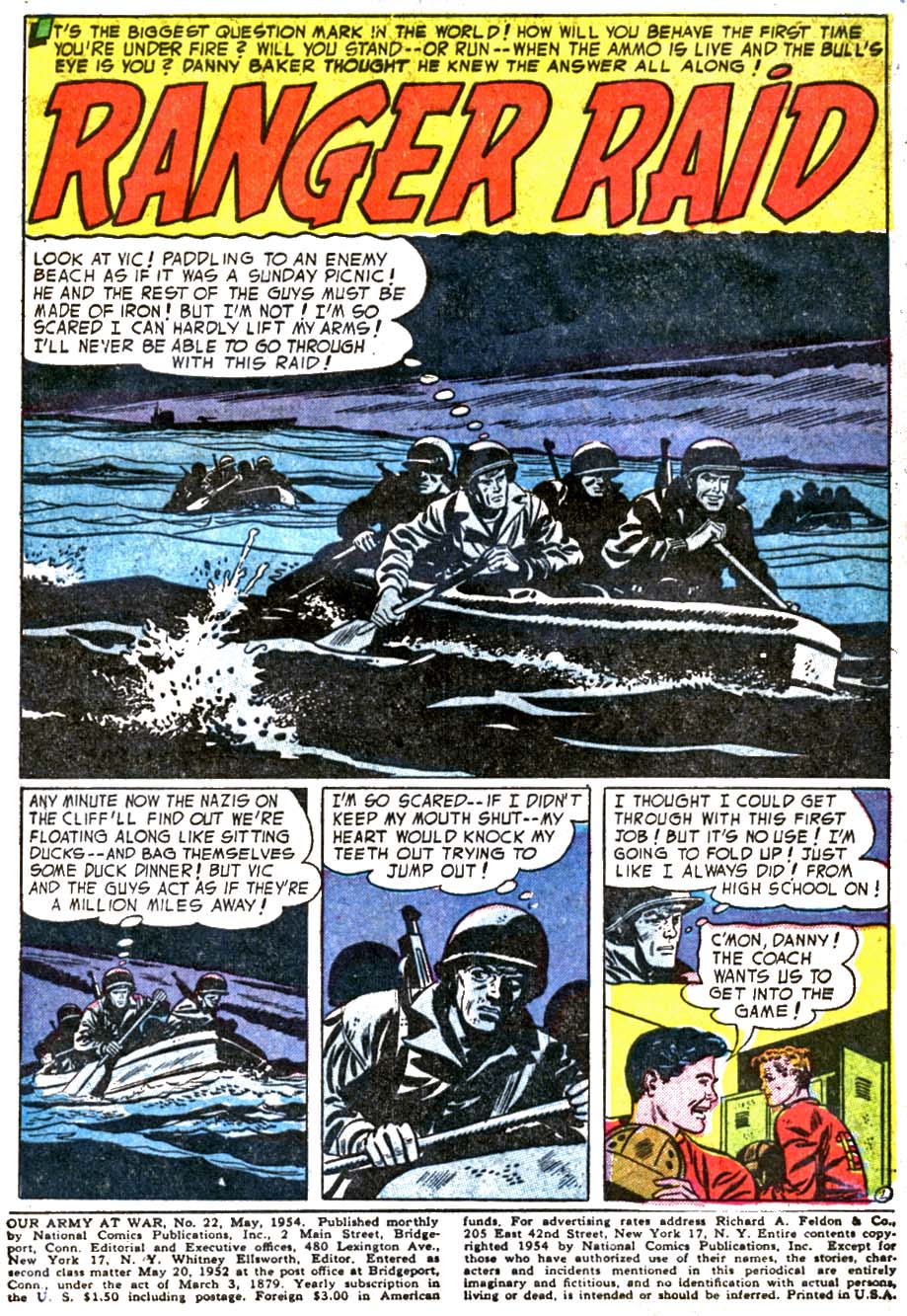 Read online Our Army at War (1952) comic -  Issue #22 - 3