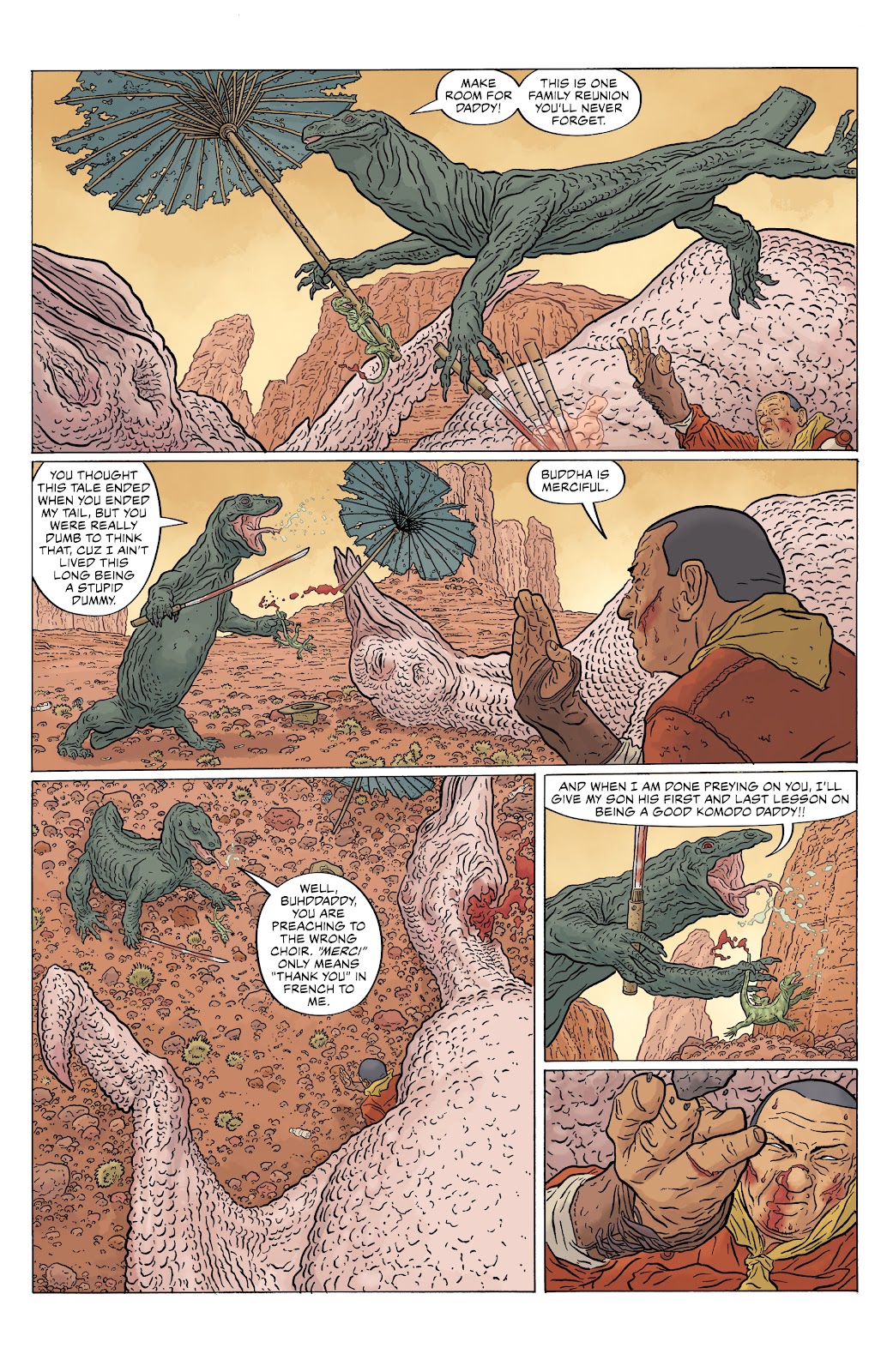 Shaolin Cowboy: Cruel to Be Kin issue 3 - Page 9