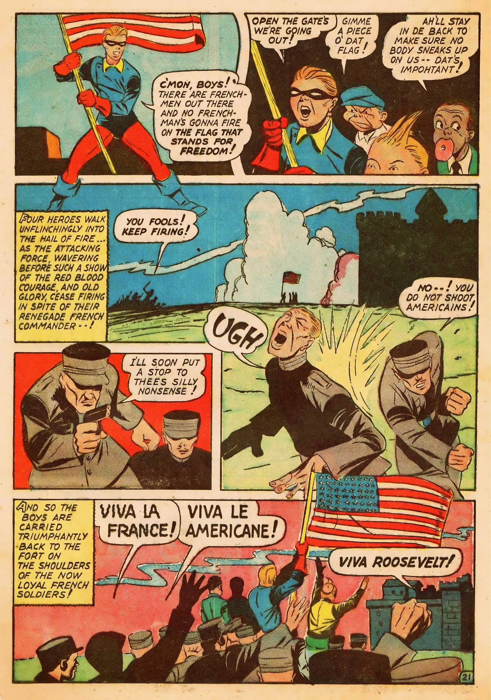 Read online Young Allies Comics comic -  Issue #8 - 22