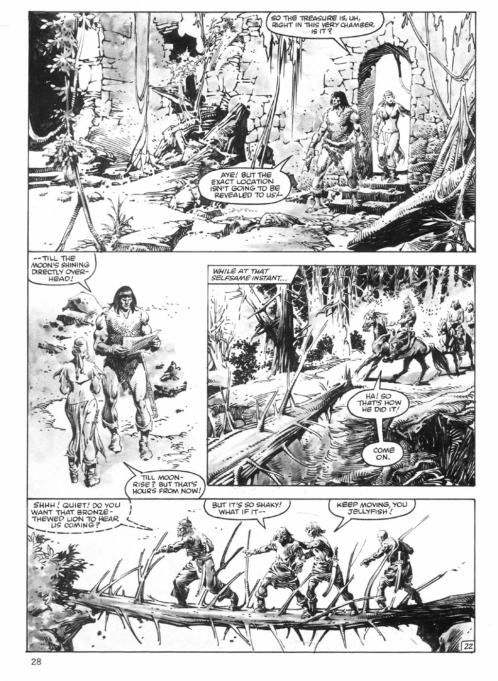 Read online The Savage Sword Of Conan comic -  Issue #98 - 28